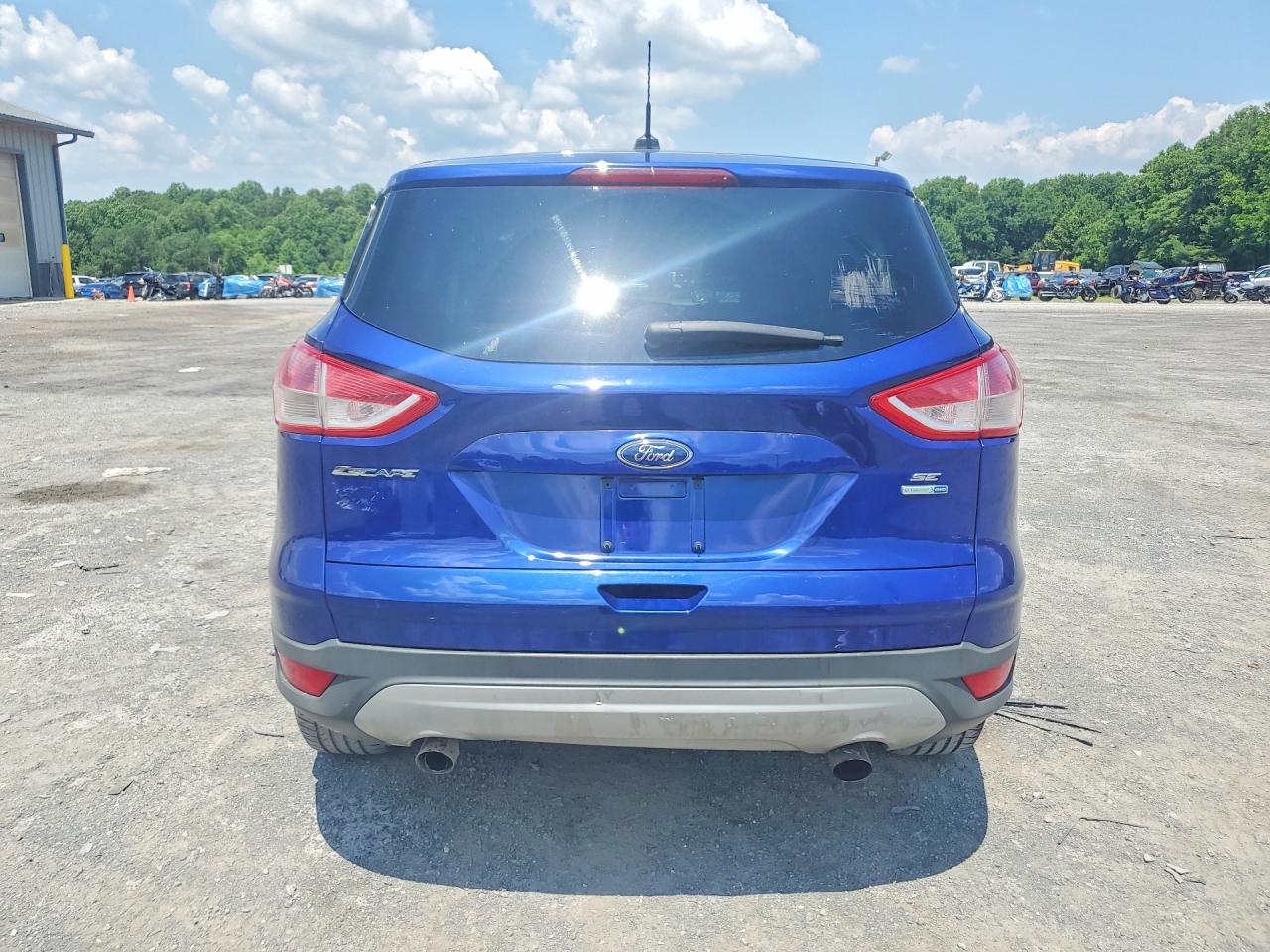 2013 Ford Escape Se Blue vin: 1FMCU9GX4DUD89034