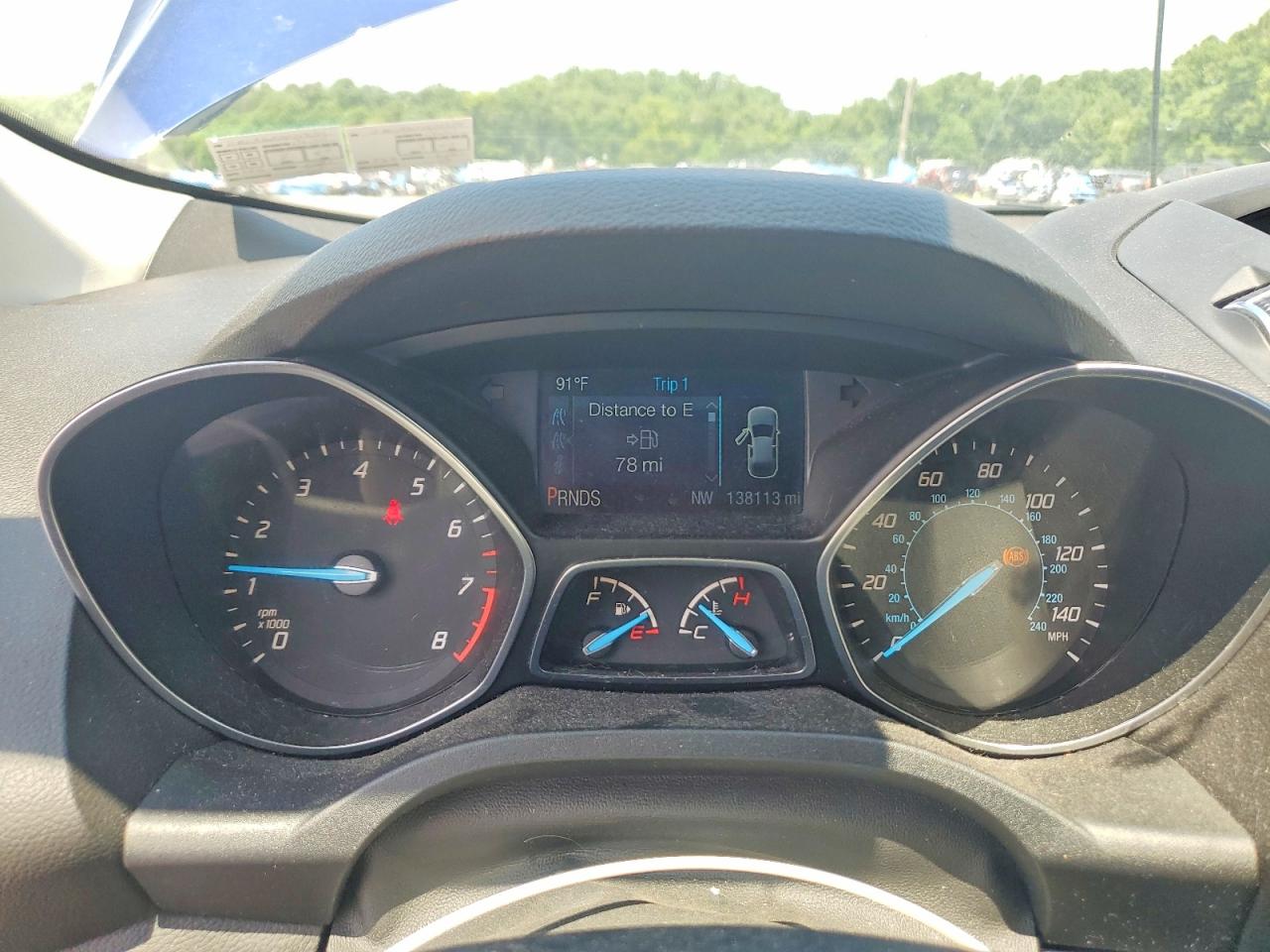 2013 Ford Escape Se Blue vin: 1FMCU9GX4DUD89034