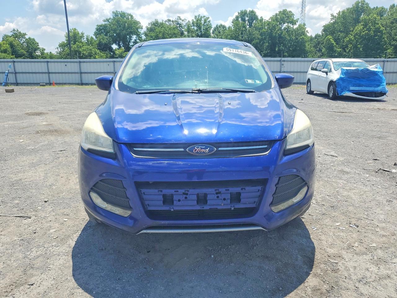 2013 Ford Escape Se Blue vin: 1FMCU9GX4DUD89034