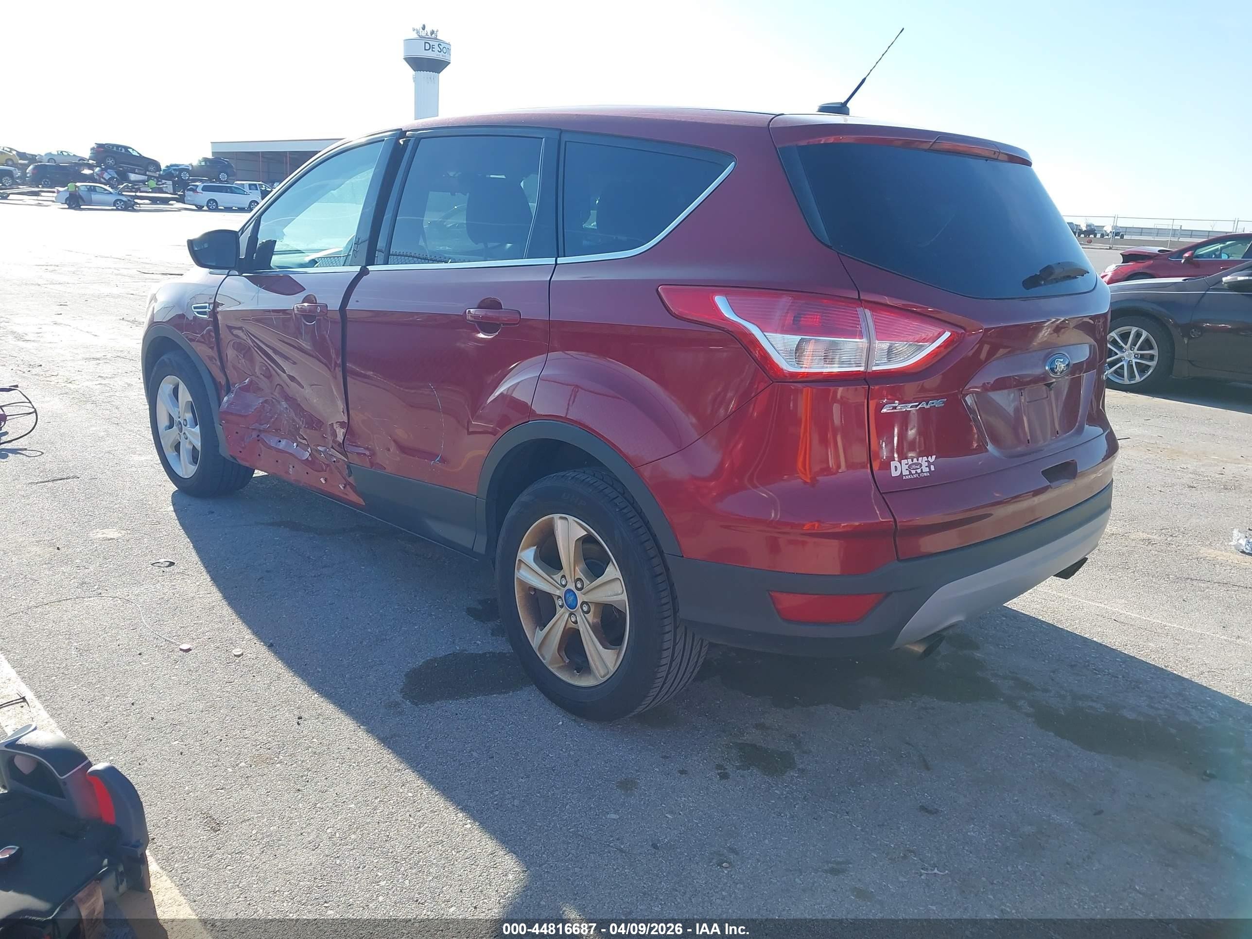 2014 Ford Escape Se Red vin: 1FMCU9GX4EUA43700
