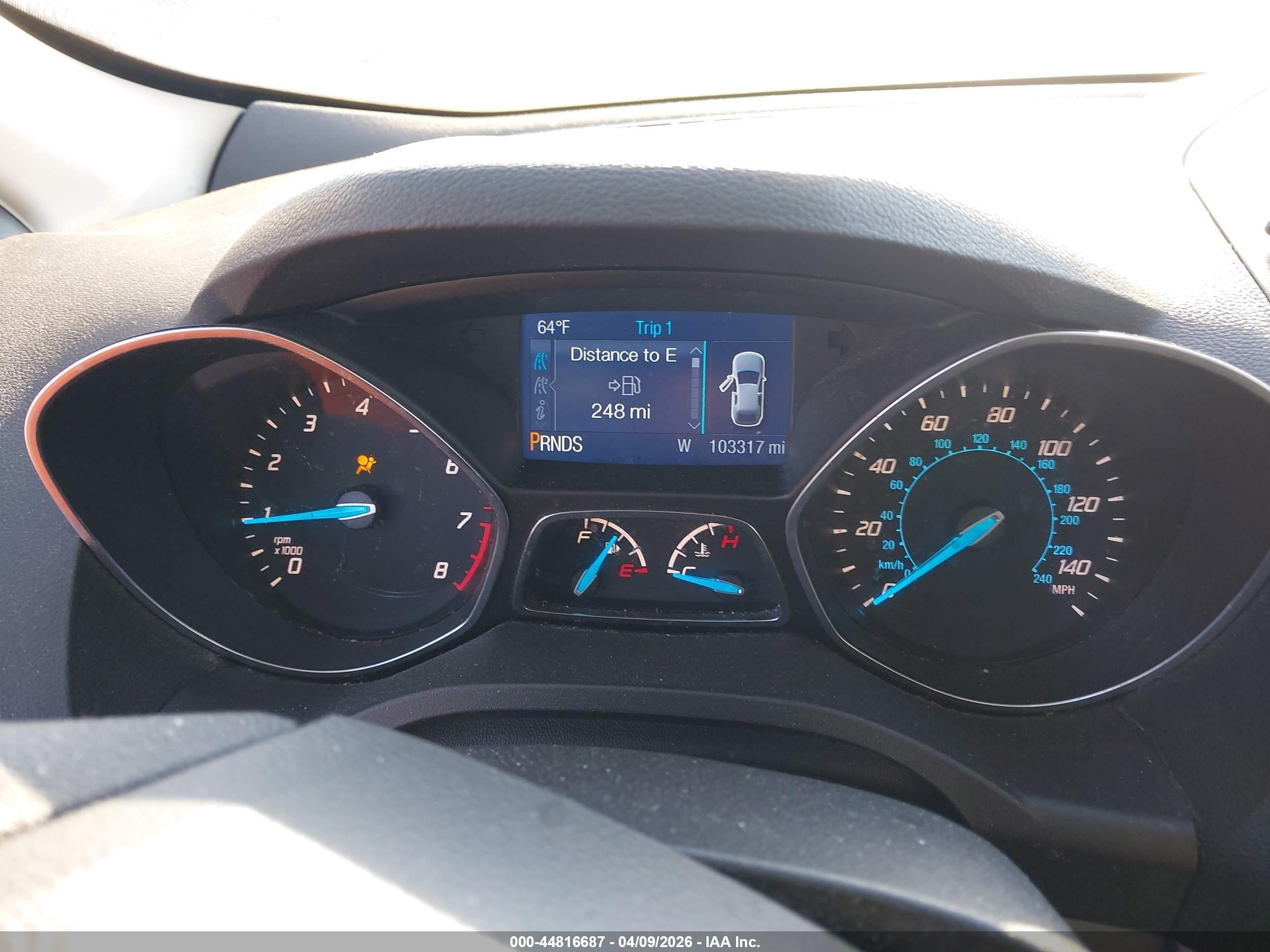 2014 Ford Escape Se Red vin: 1FMCU9GX4EUA43700
