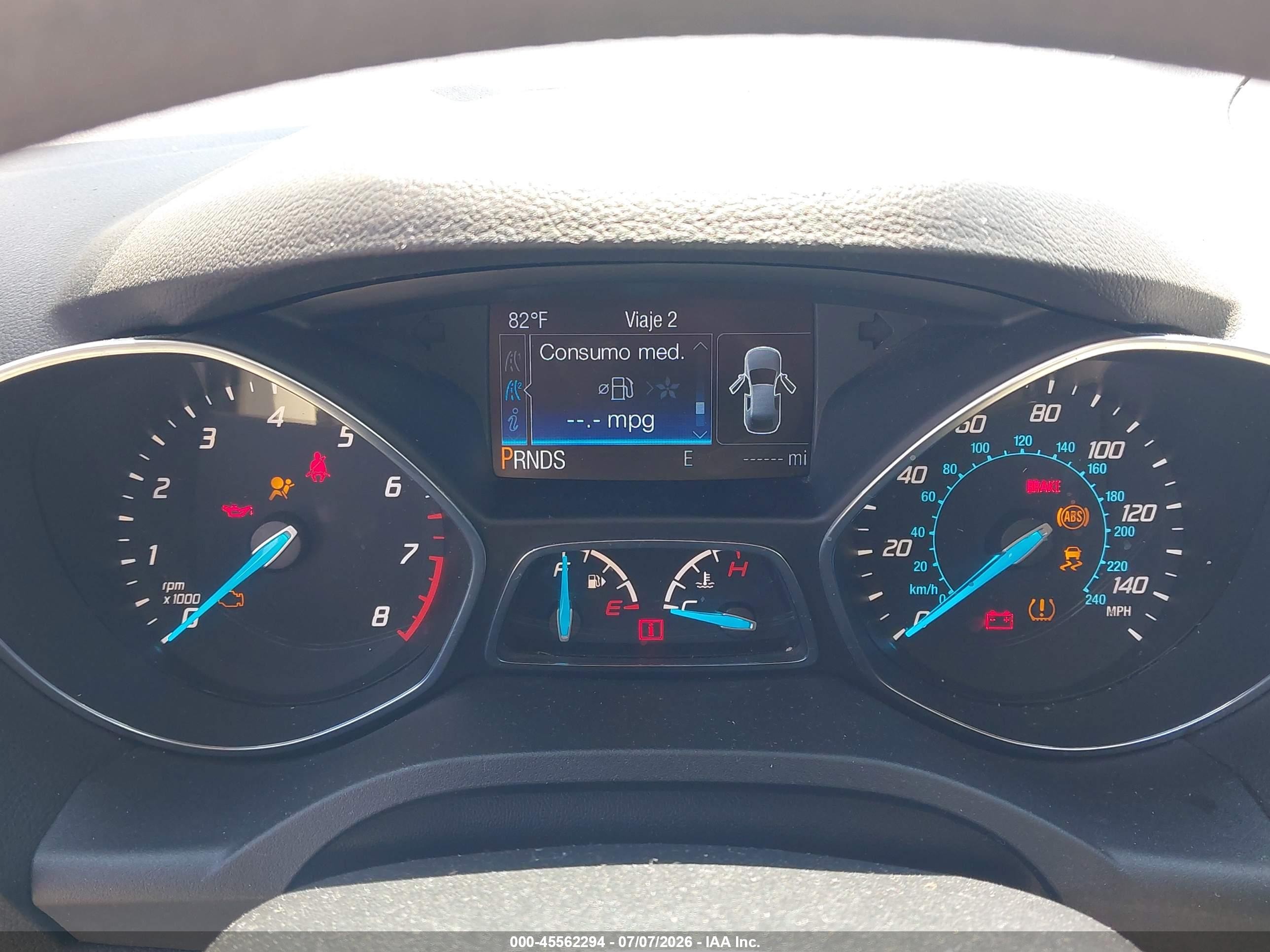 2014 Ford Escape Se White vin: 1FMCU9GX4EUA62621