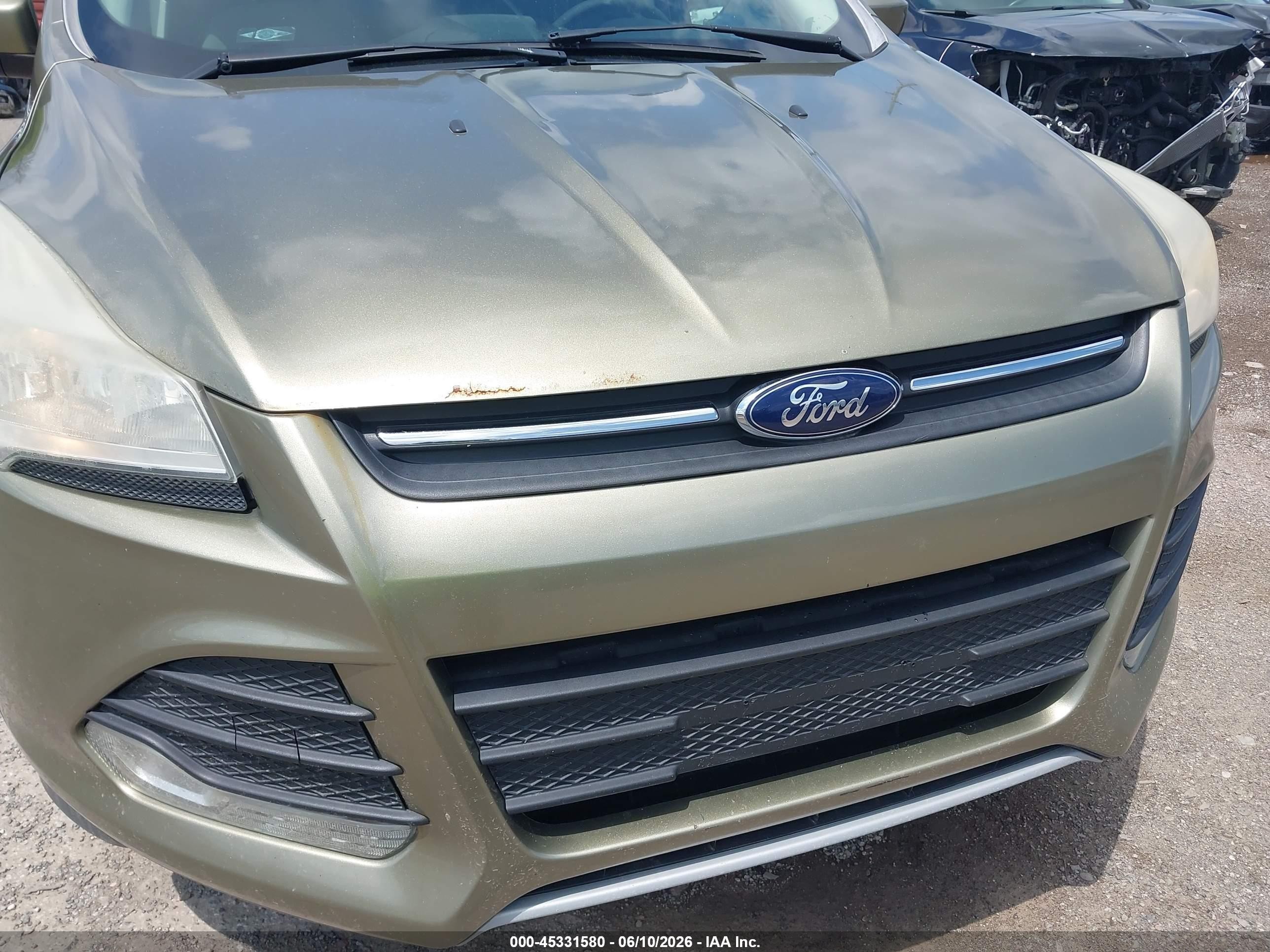 2014 Ford Escape Se Зеленый vin: 1FMCU9GX4EUB35311