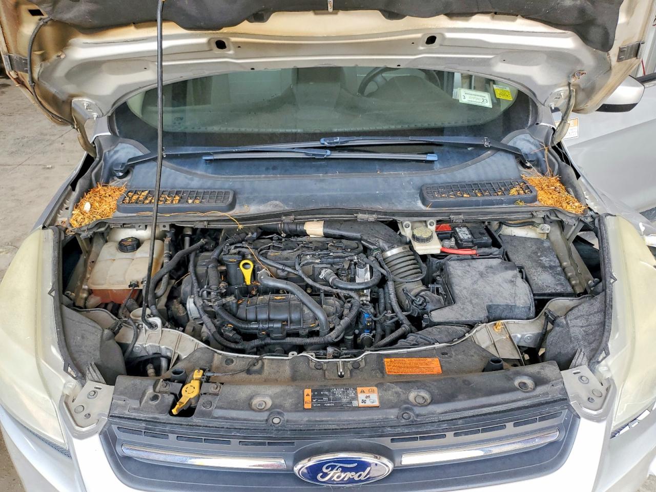 2014 Ford Escape Se Silver vin: 1FMCU9GX4EUB41514