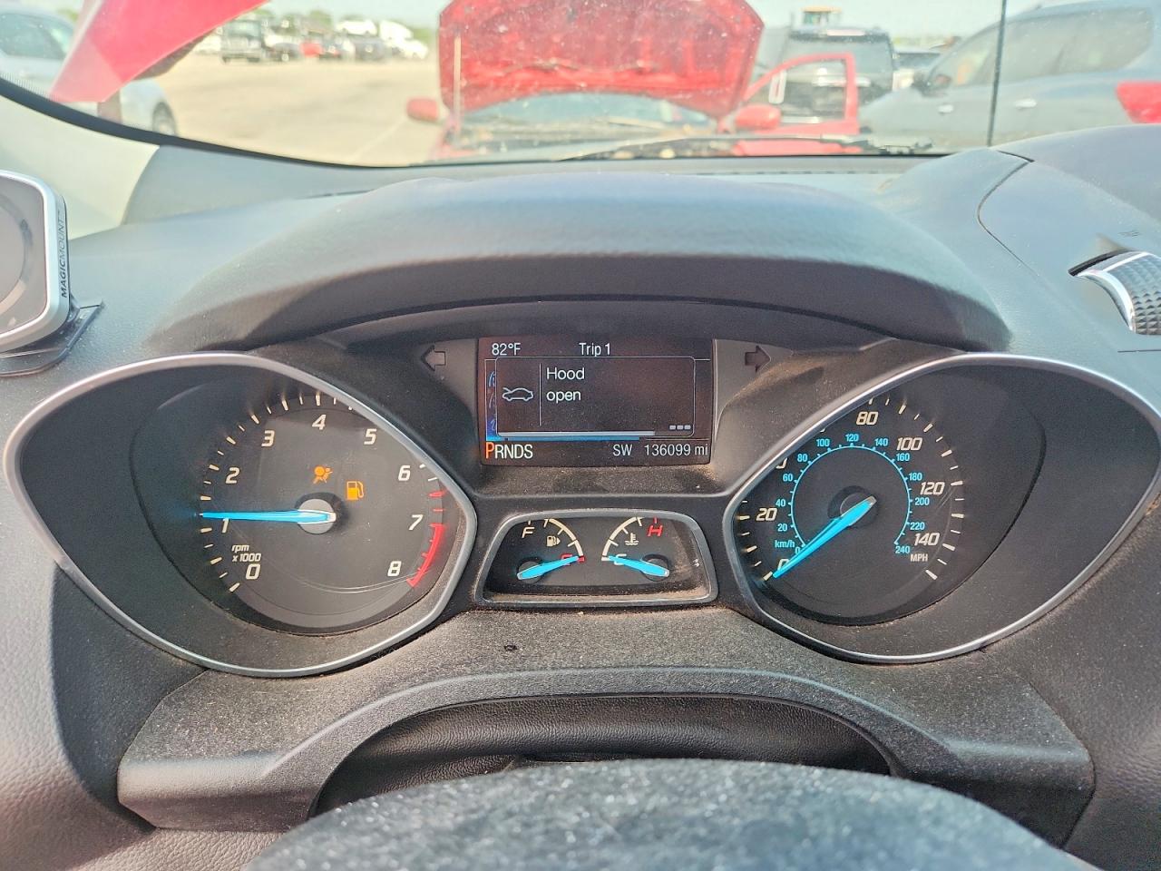 2014 Ford Escape Se Red vin: 1FMCU9GX4EUB78160