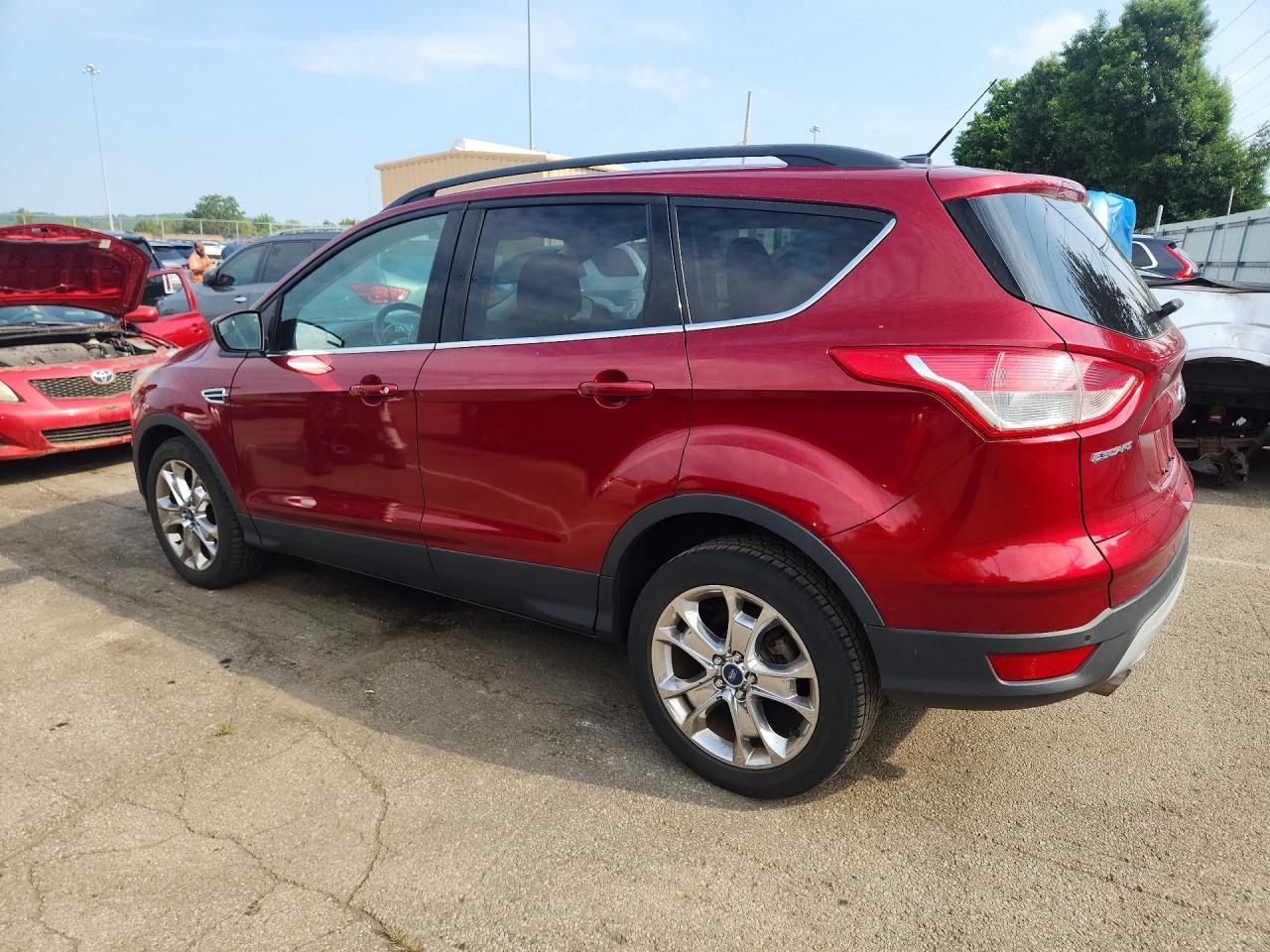2014 Ford Escape Se Red vin: 1FMCU9GX4EUB78160