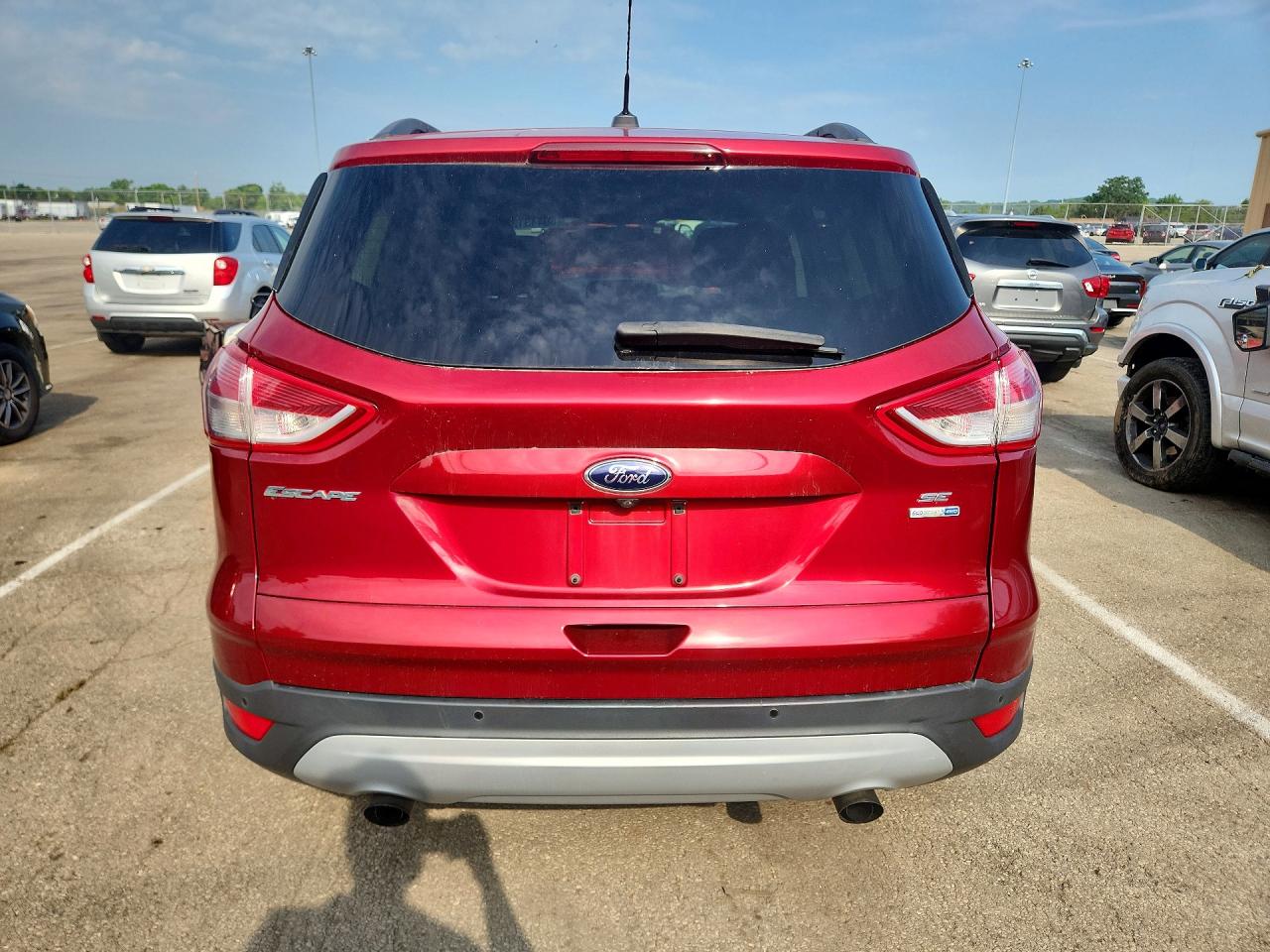 2014 Ford Escape Se Red vin: 1FMCU9GX4EUB78160
