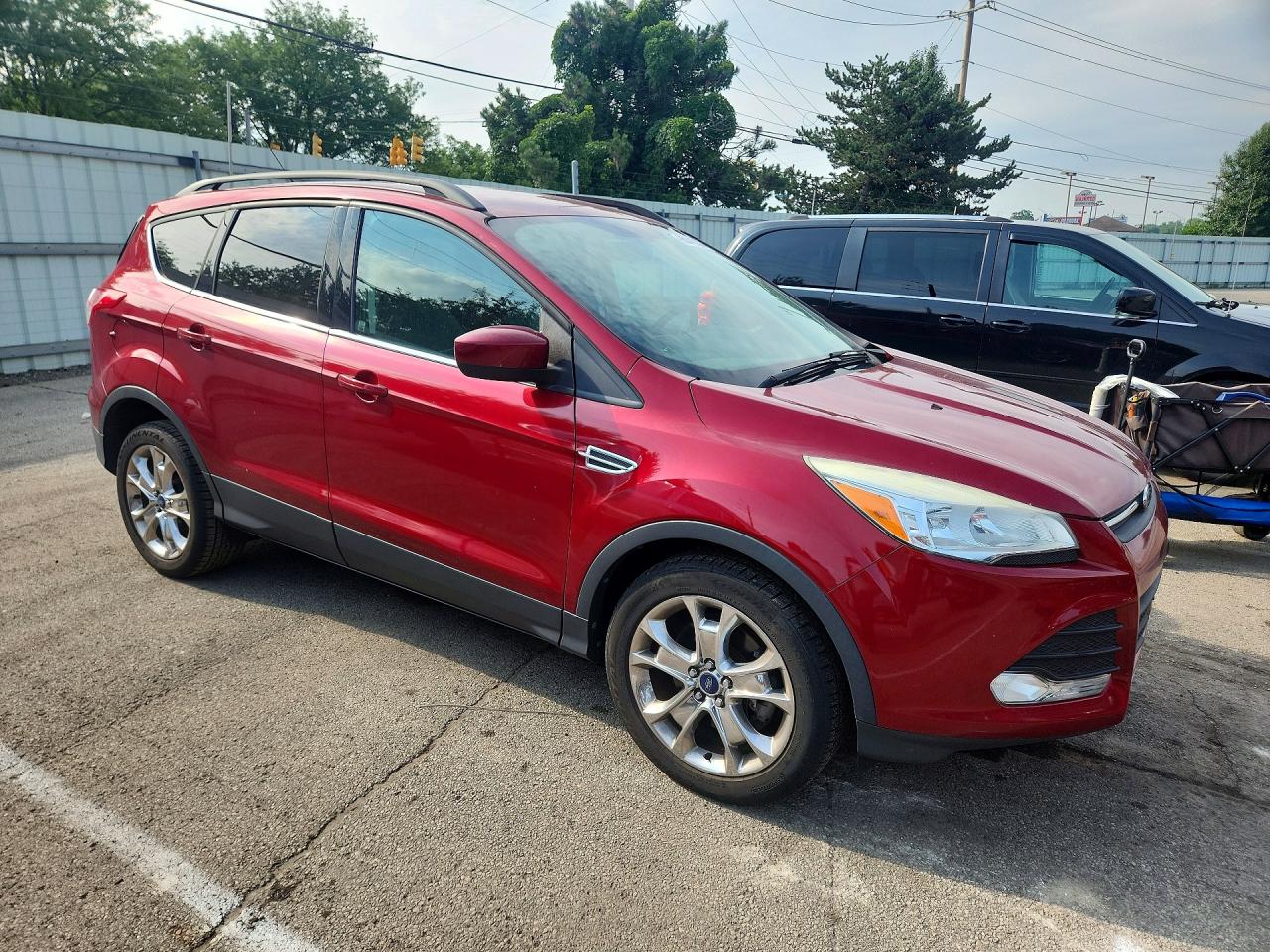 2014 Ford Escape Se Red vin: 1FMCU9GX4EUB78160