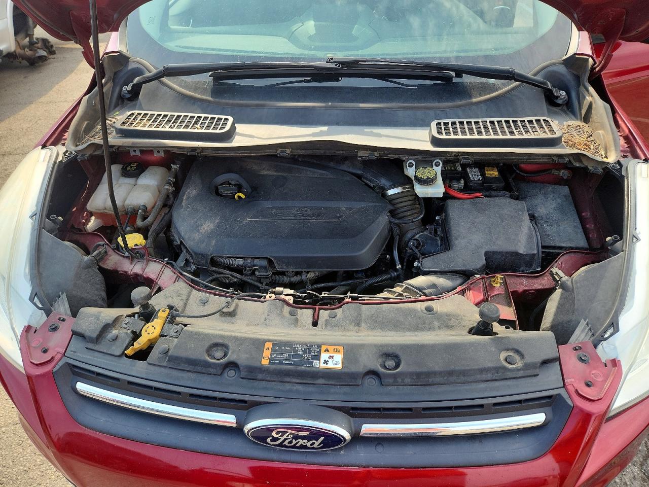 2014 Ford Escape Se Red vin: 1FMCU9GX4EUB78160