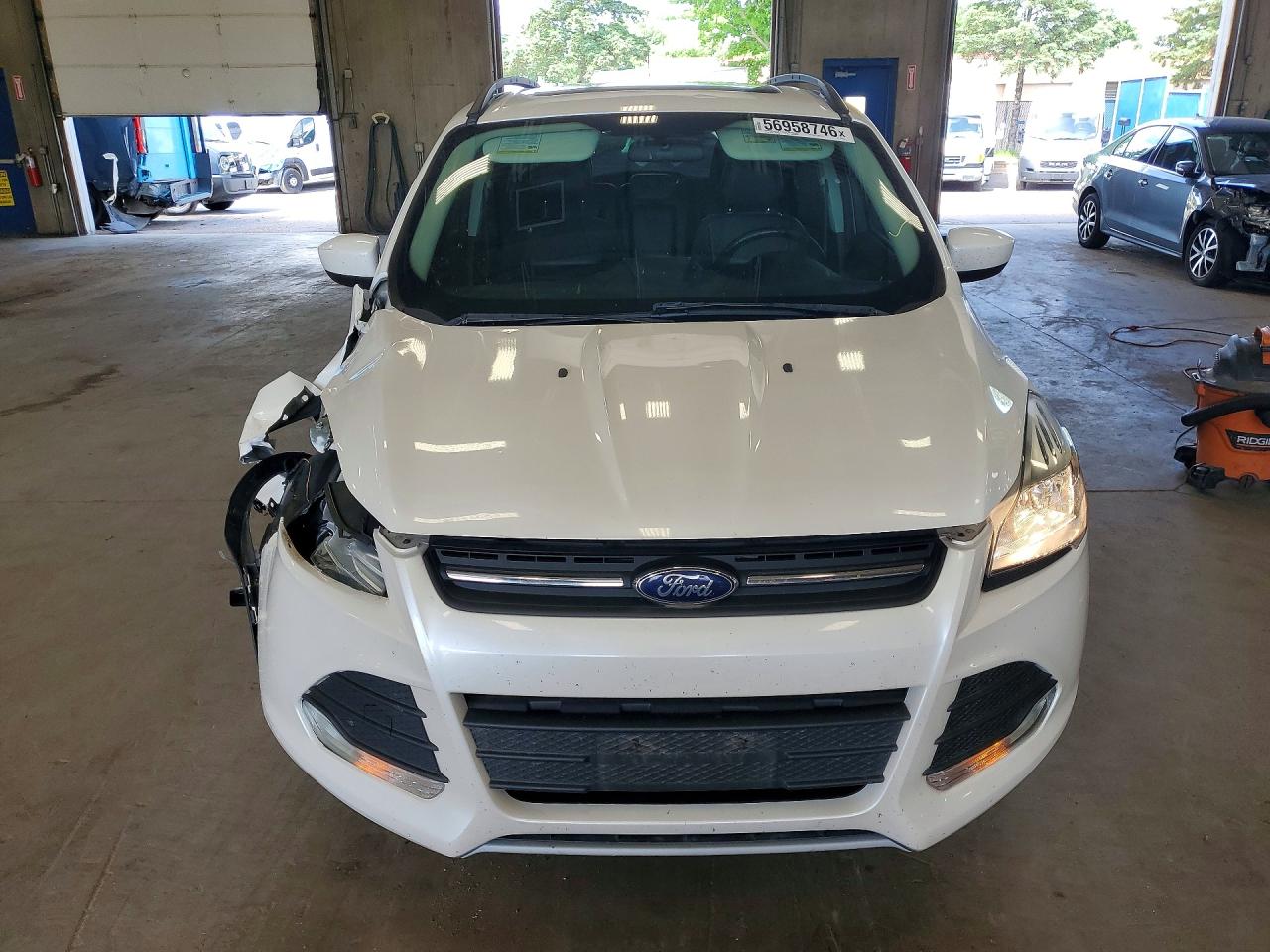 2014 Ford Escape Se Белый vin: 1FMCU9GX4EUB87456