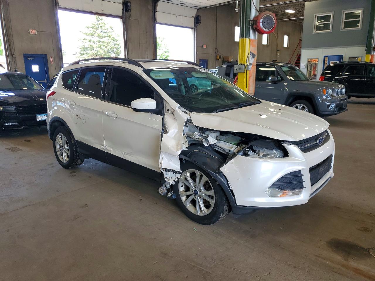 2014 Ford Escape Se Белый vin: 1FMCU9GX4EUB87456