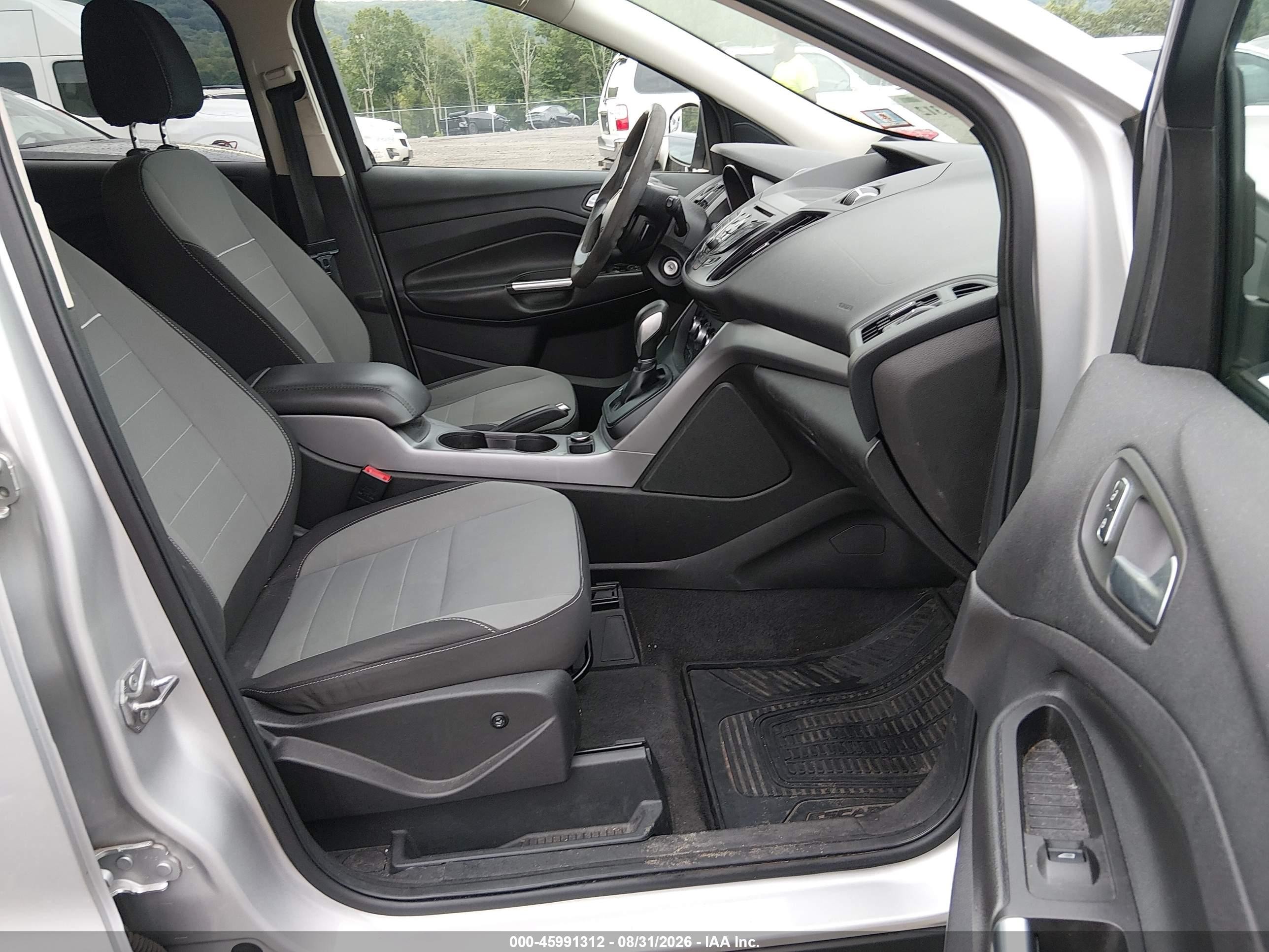 2014 Ford Escape Se Silver vin: 1FMCU9GX4EUB91202