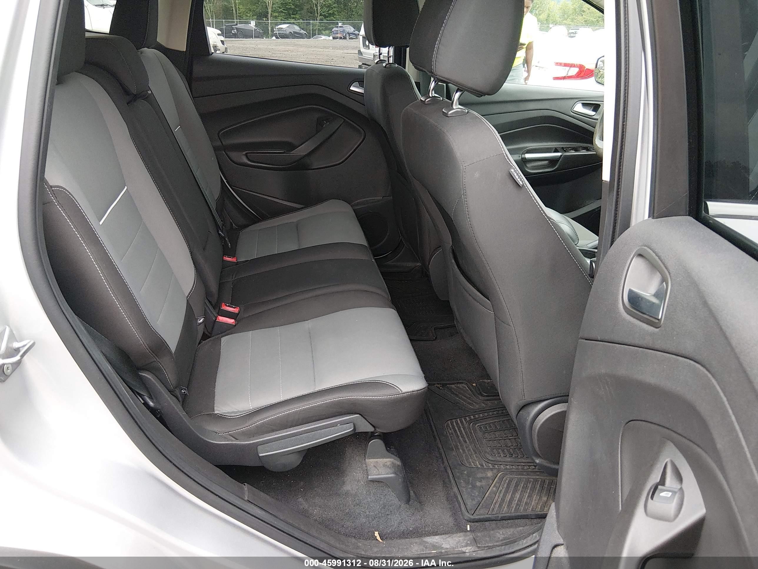 2014 Ford Escape Se Silver vin: 1FMCU9GX4EUB91202