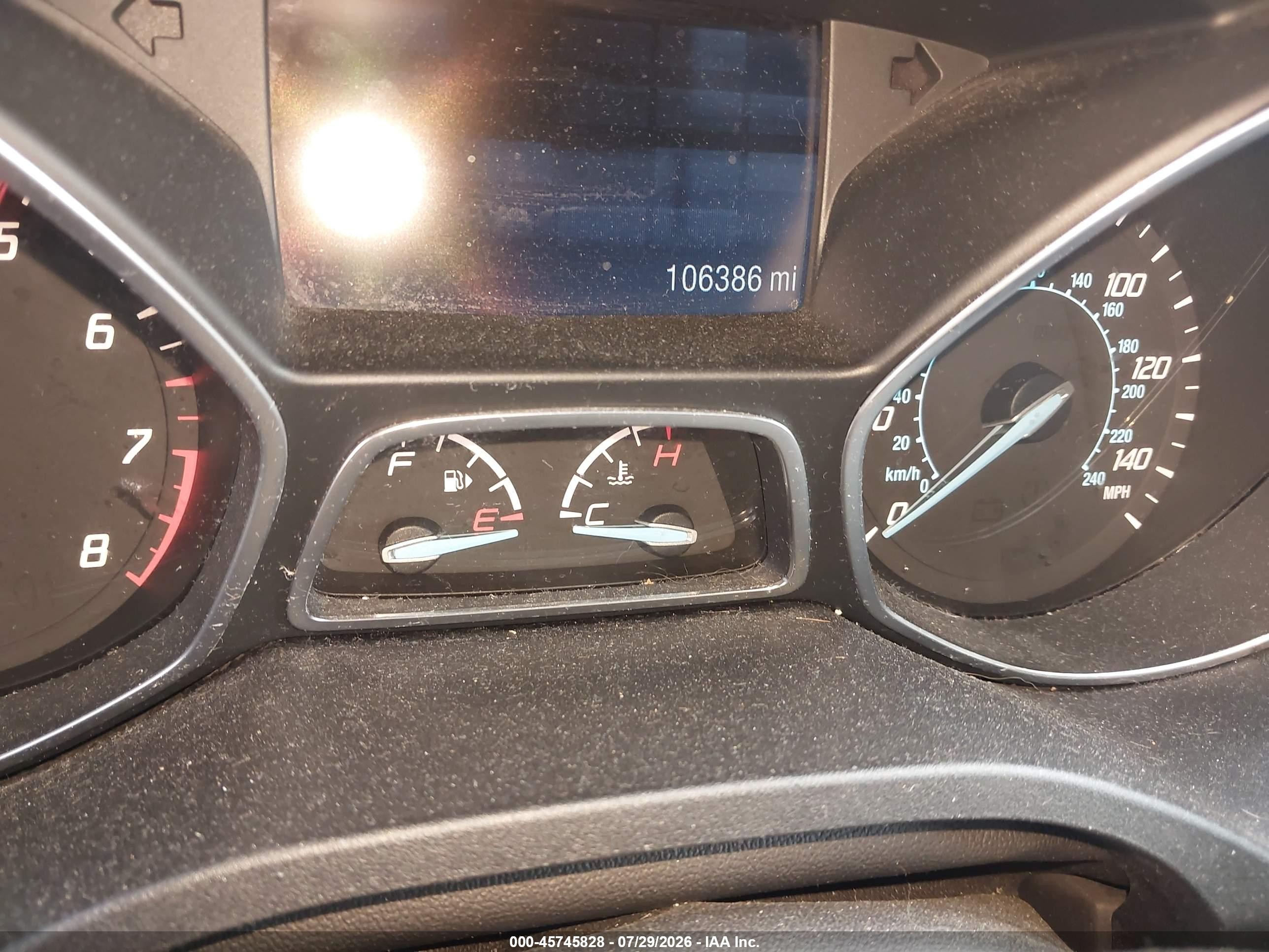 2014 Ford Escape Se Silver vin: 1FMCU9GX4EUC08984