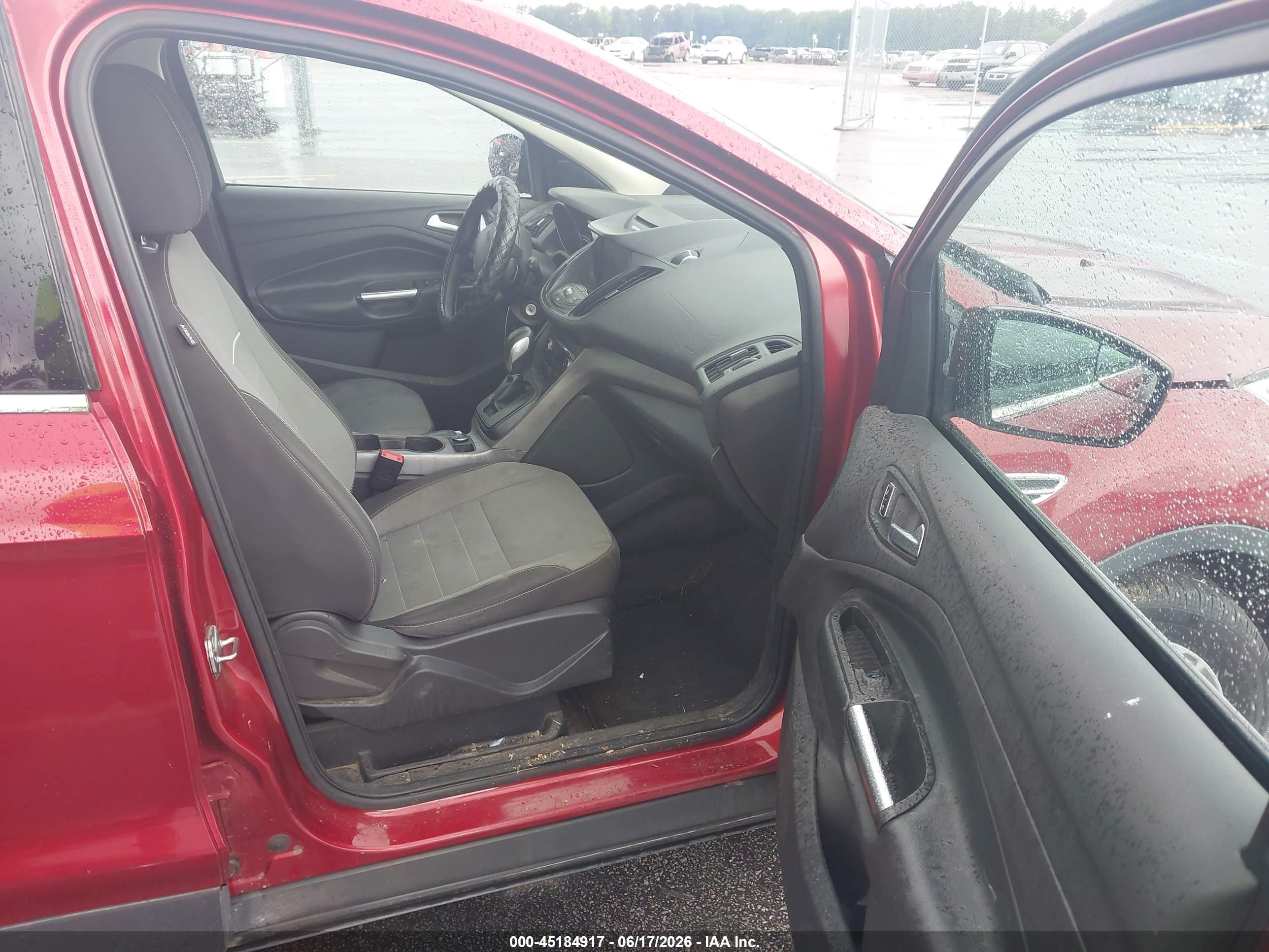 2014 Ford Escape Se Red vin: 1FMCU9GX4EUC97018