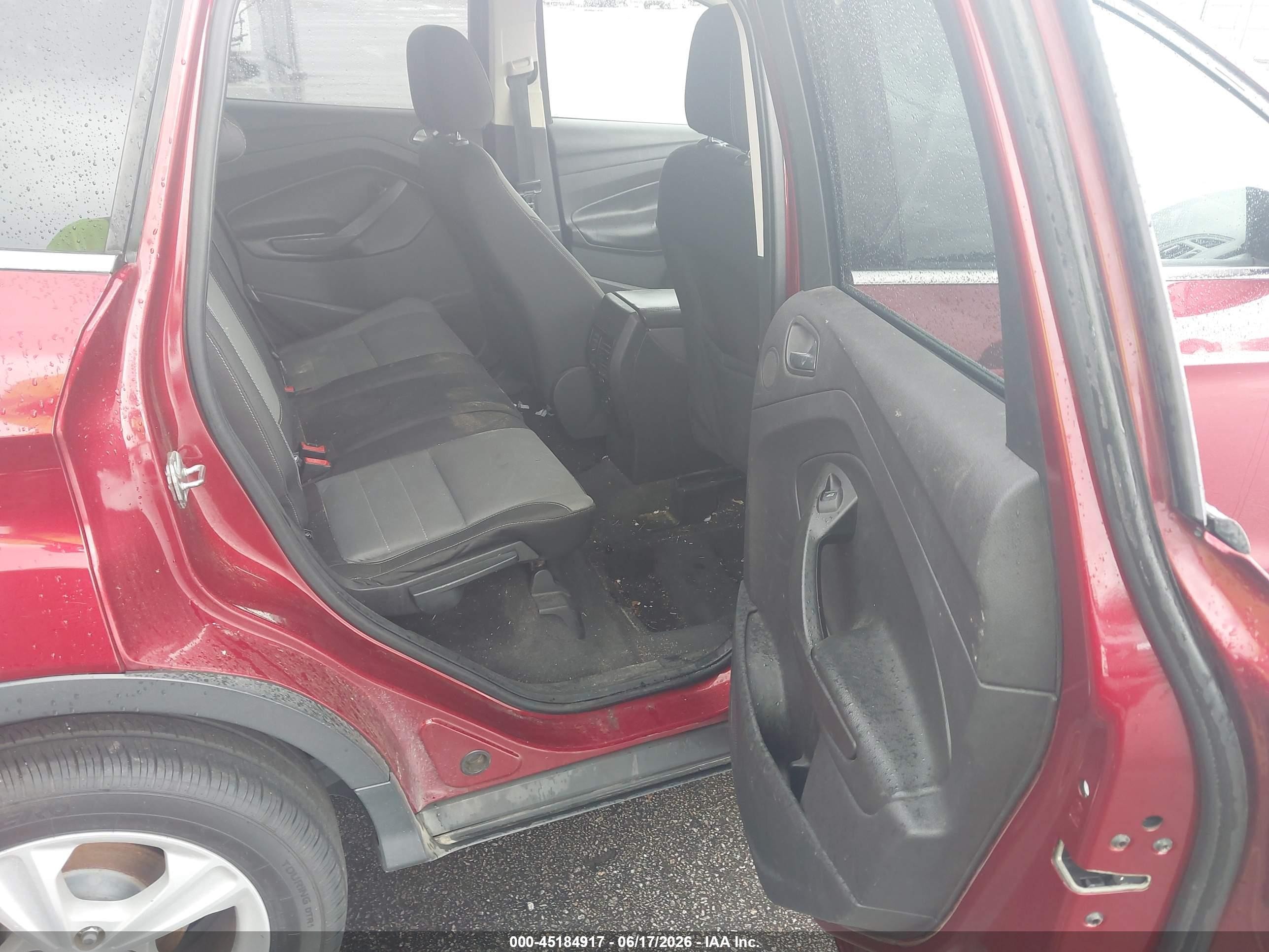 2014 Ford Escape Se Red vin: 1FMCU9GX4EUC97018