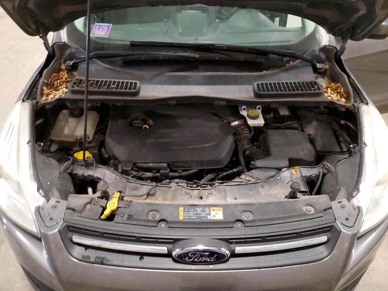 2014 Ford Escape Se Gray vin: 1FMCU9GX4EUD46010