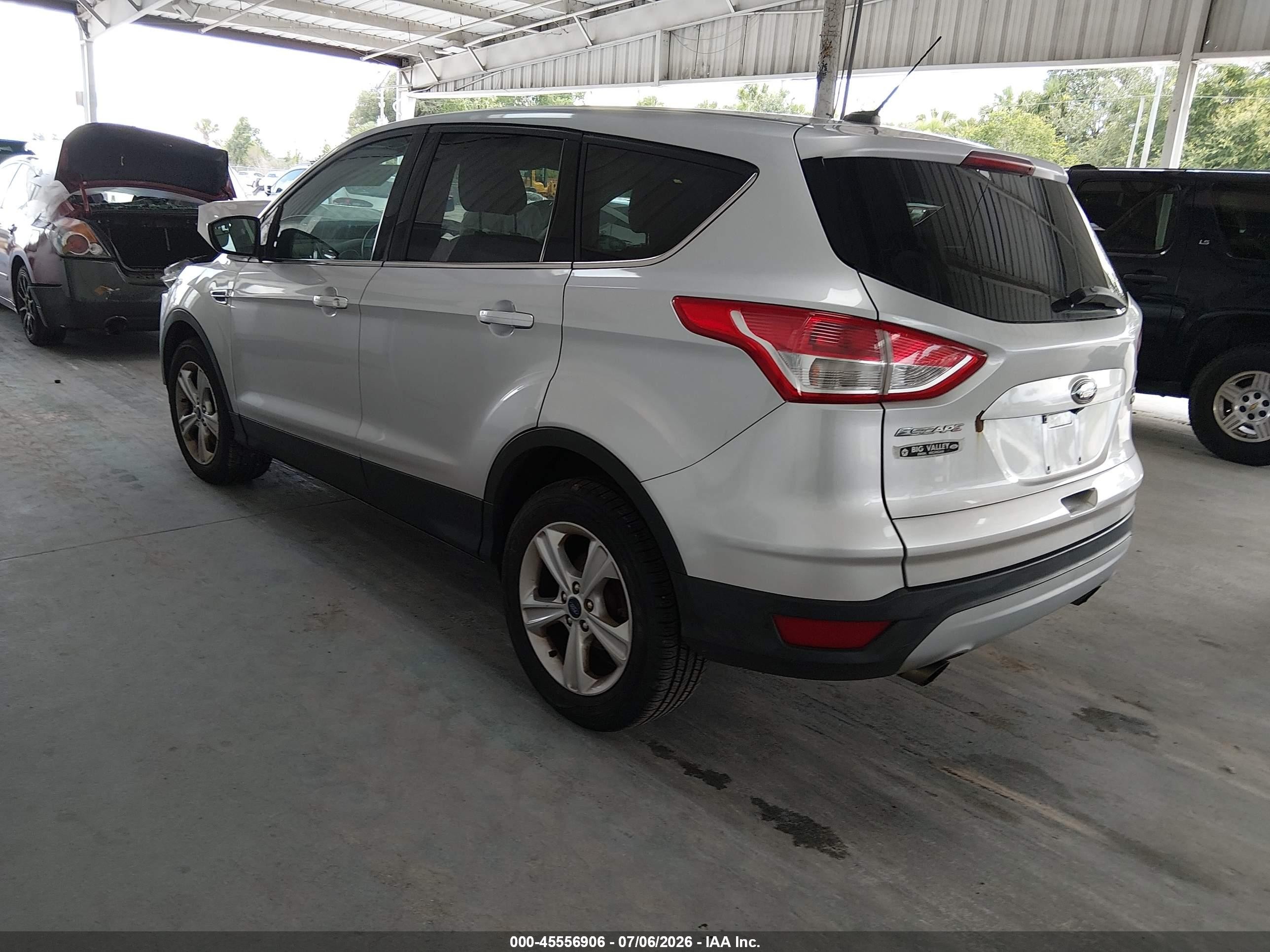2014 Ford Escape Se Silver vin: 1FMCU9GX4EUD65897
