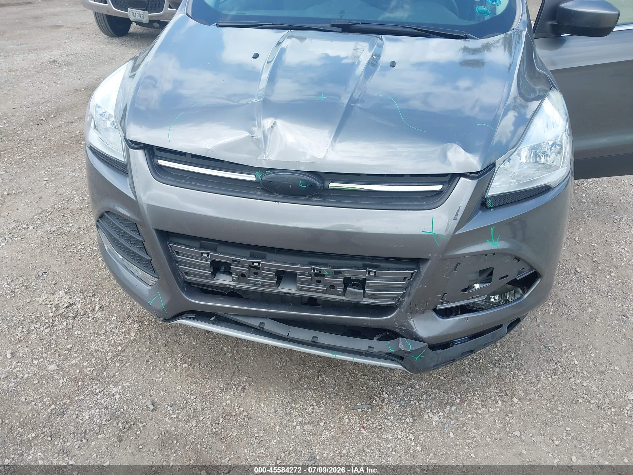 2014 Ford Escape Se Серый vin: 1FMCU9GX4EUE35706