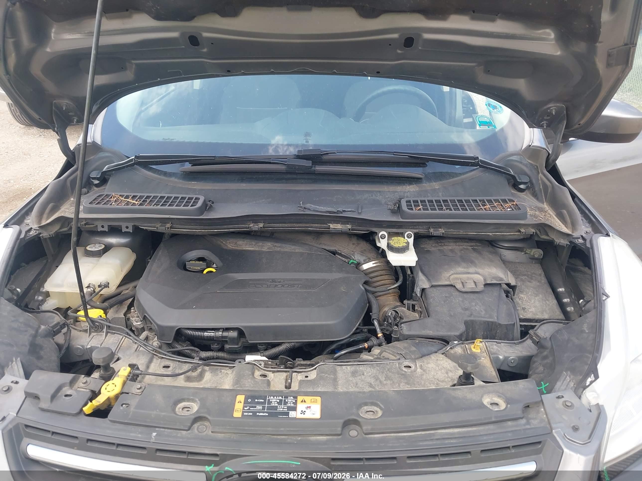 2014 Ford Escape Se Серый vin: 1FMCU9GX4EUE35706