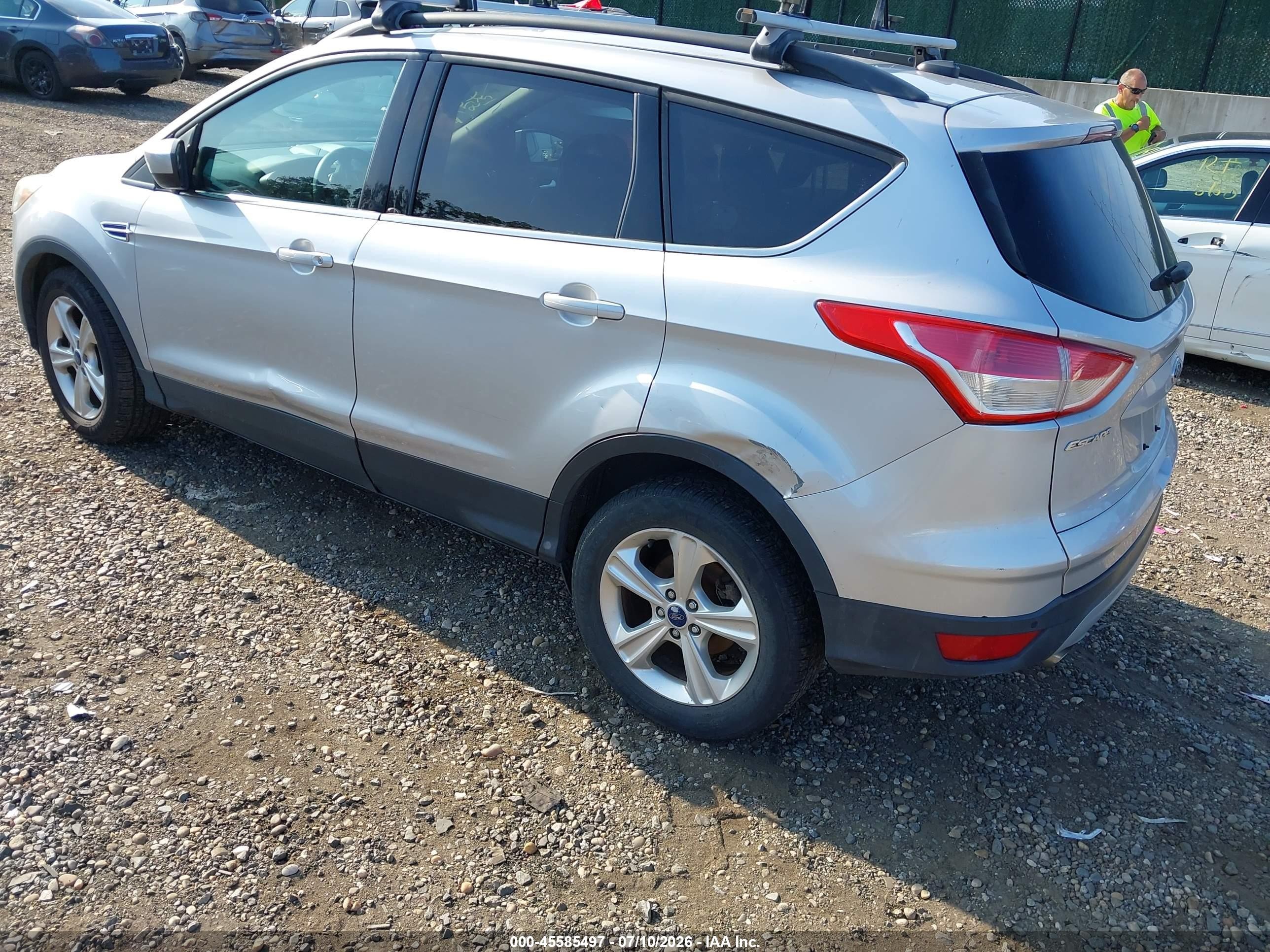 2015 Ford Escape Se Silver vin: 1FMCU9GX4FUA46064