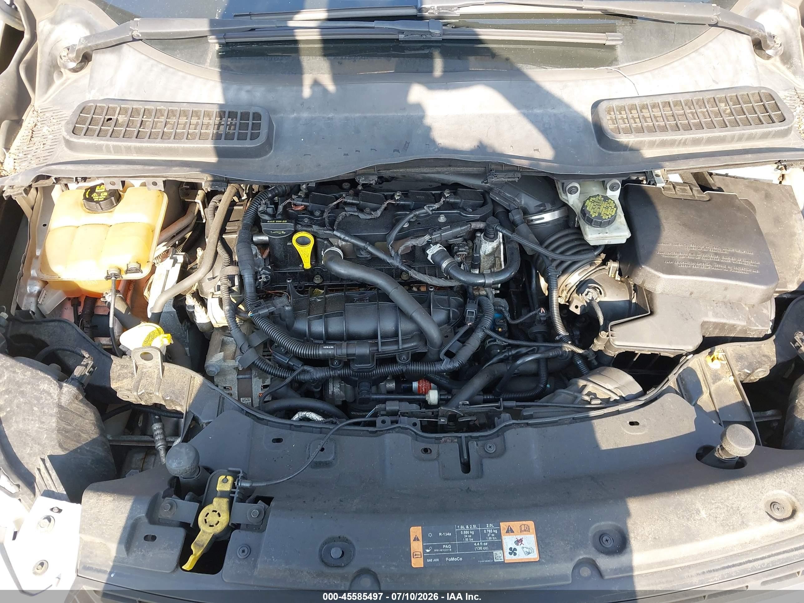 2015 Ford Escape Se Silver vin: 1FMCU9GX4FUA46064