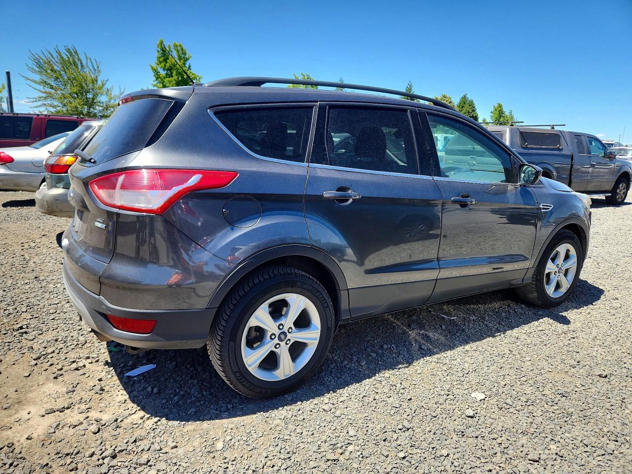 2015 Ford Escape Se Gray vin: 1FMCU9GX4FUA53029