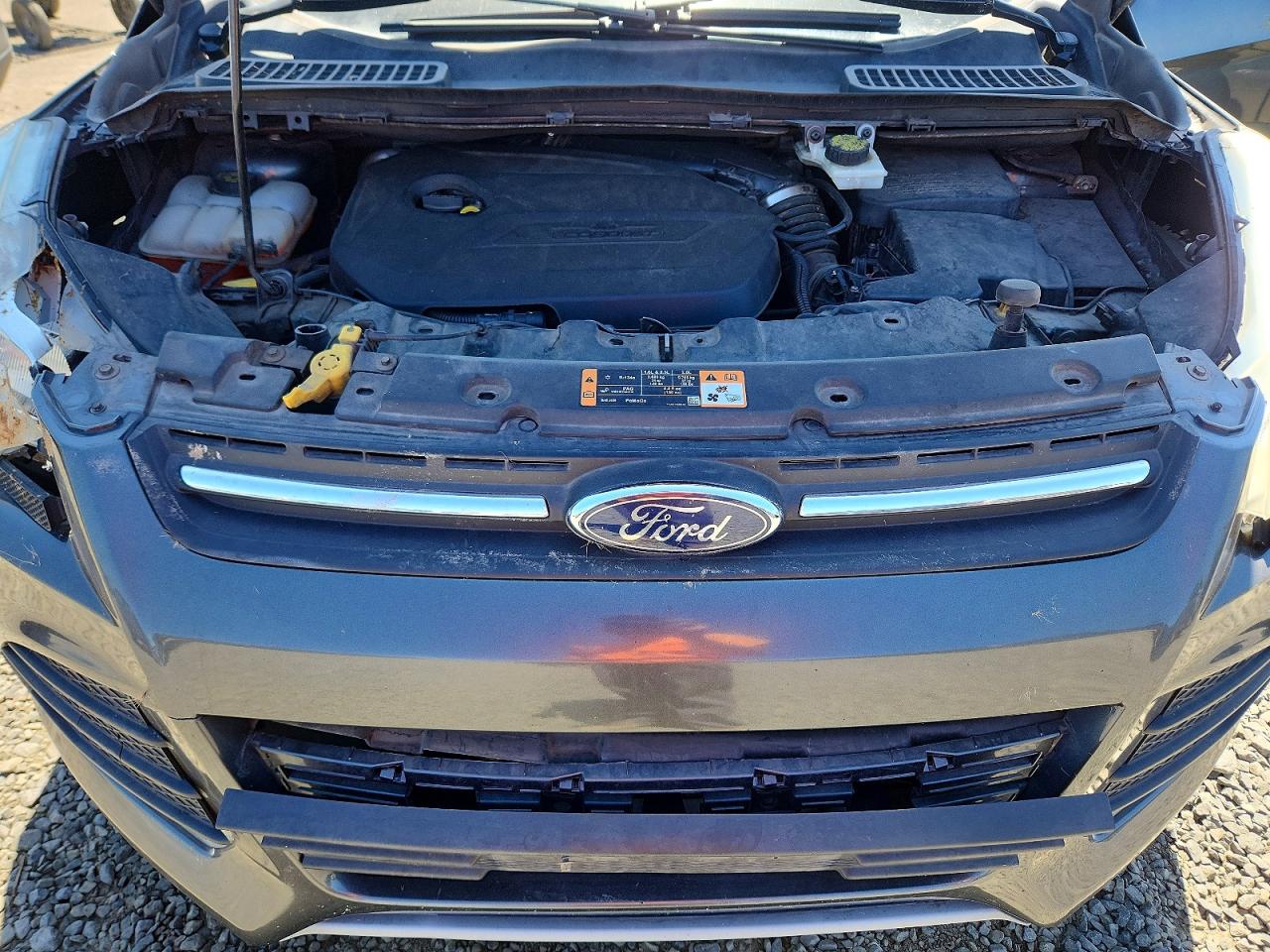 2015 Ford Escape Se Gray vin: 1FMCU9GX4FUA53029