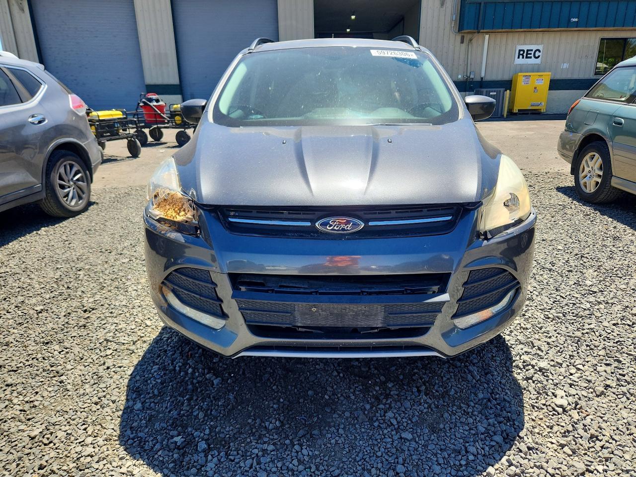2015 Ford Escape Se Gray vin: 1FMCU9GX4FUA53029