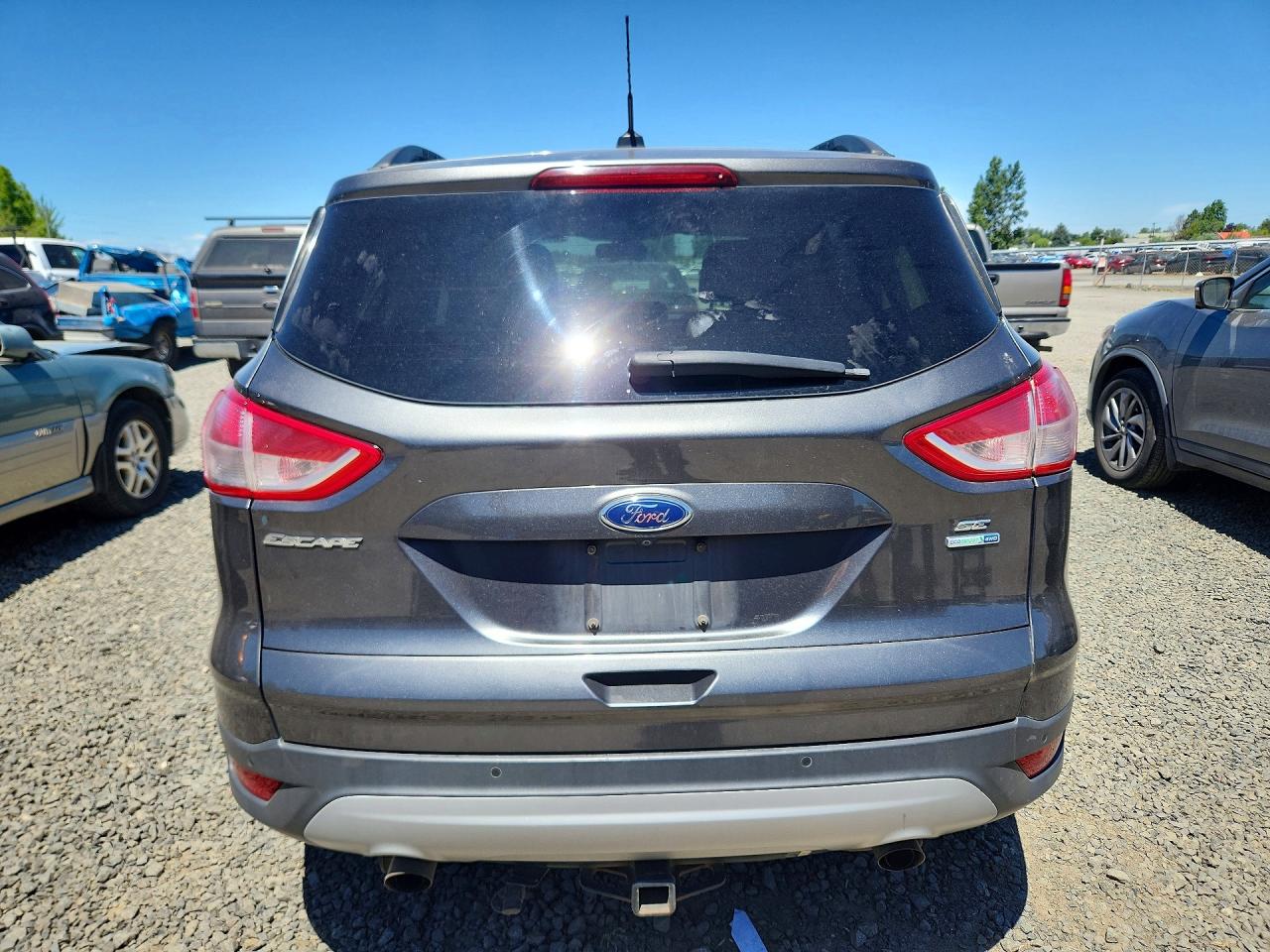 2015 Ford Escape Se Gray vin: 1FMCU9GX4FUA53029