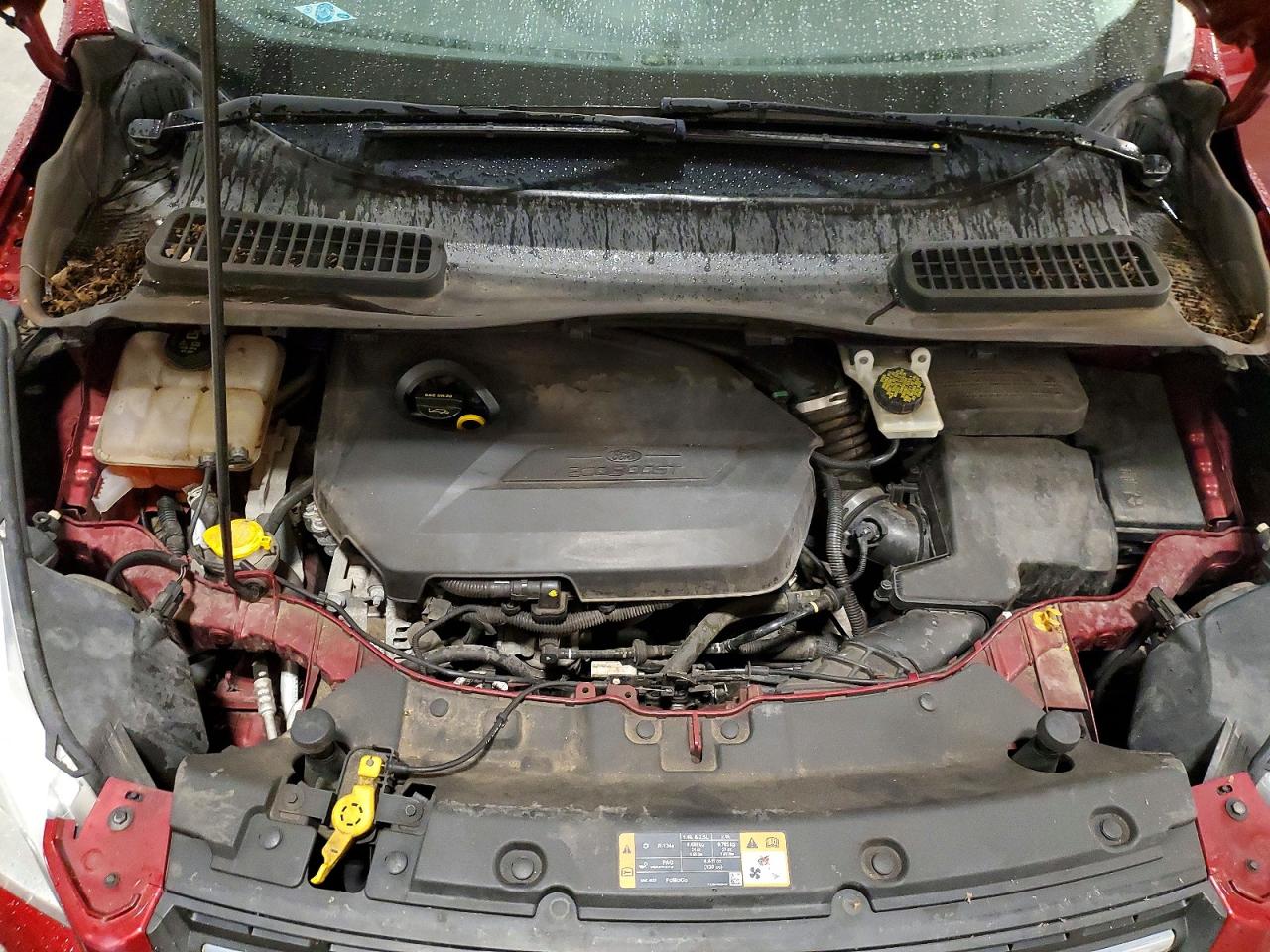 2015 Ford Escape Se Red vin: 1FMCU9GX4FUA60787
