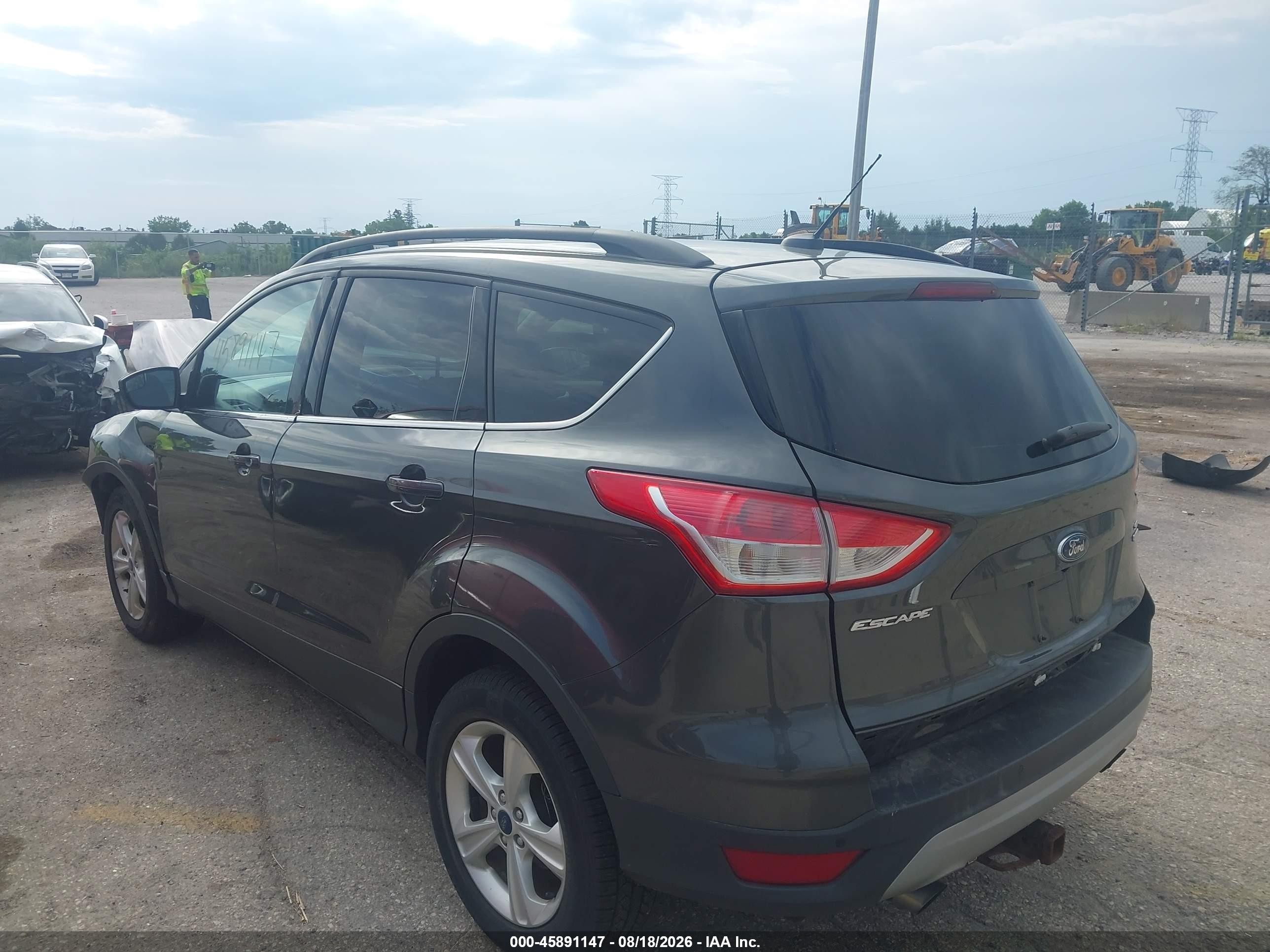 2015 Ford Escape Se Gray vin: 1FMCU9GX4FUA94020