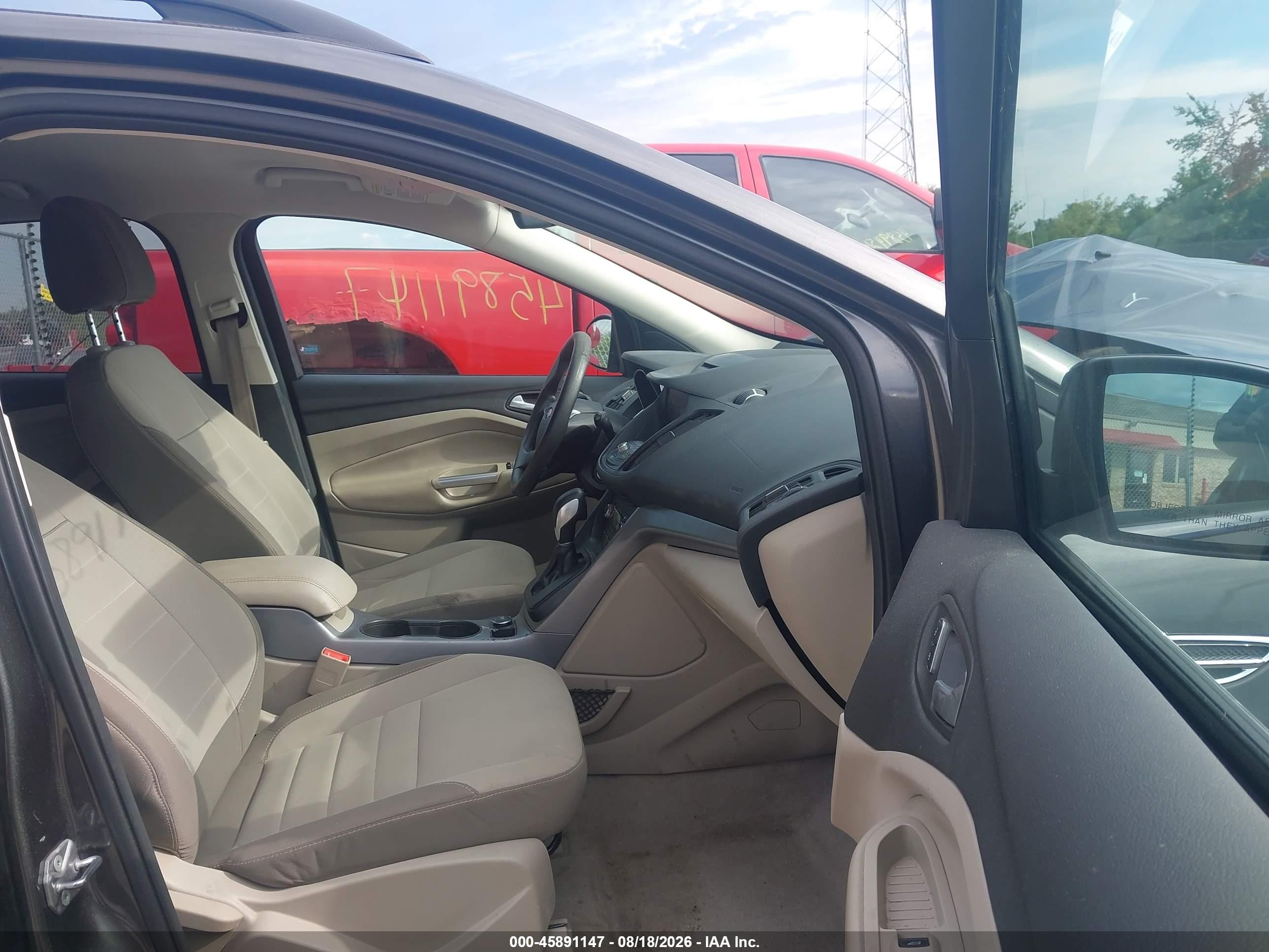 2015 Ford Escape Se Gray vin: 1FMCU9GX4FUA94020