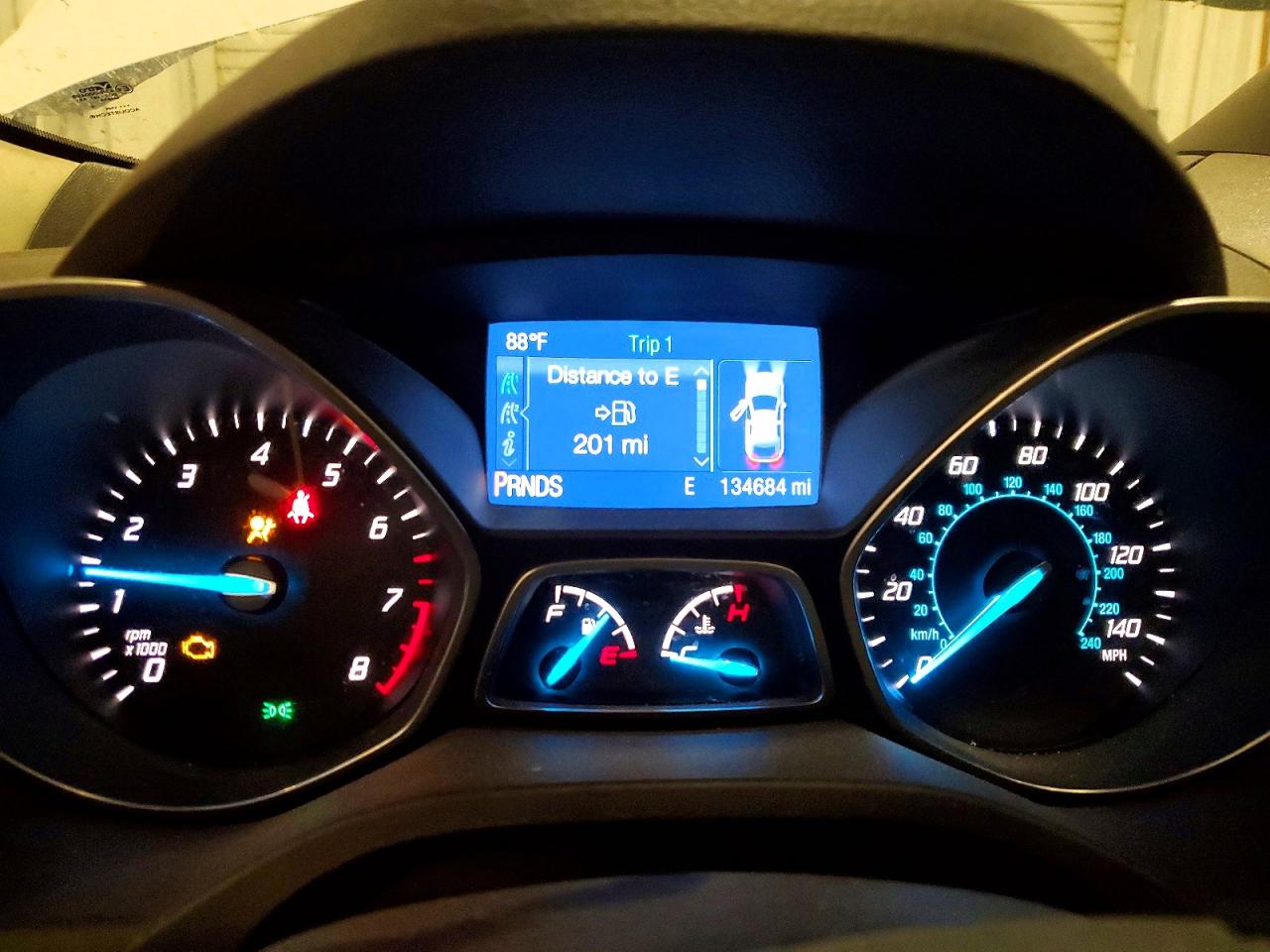 2015 Ford Escape Se White vin: 1FMCU9GX4FUB17375