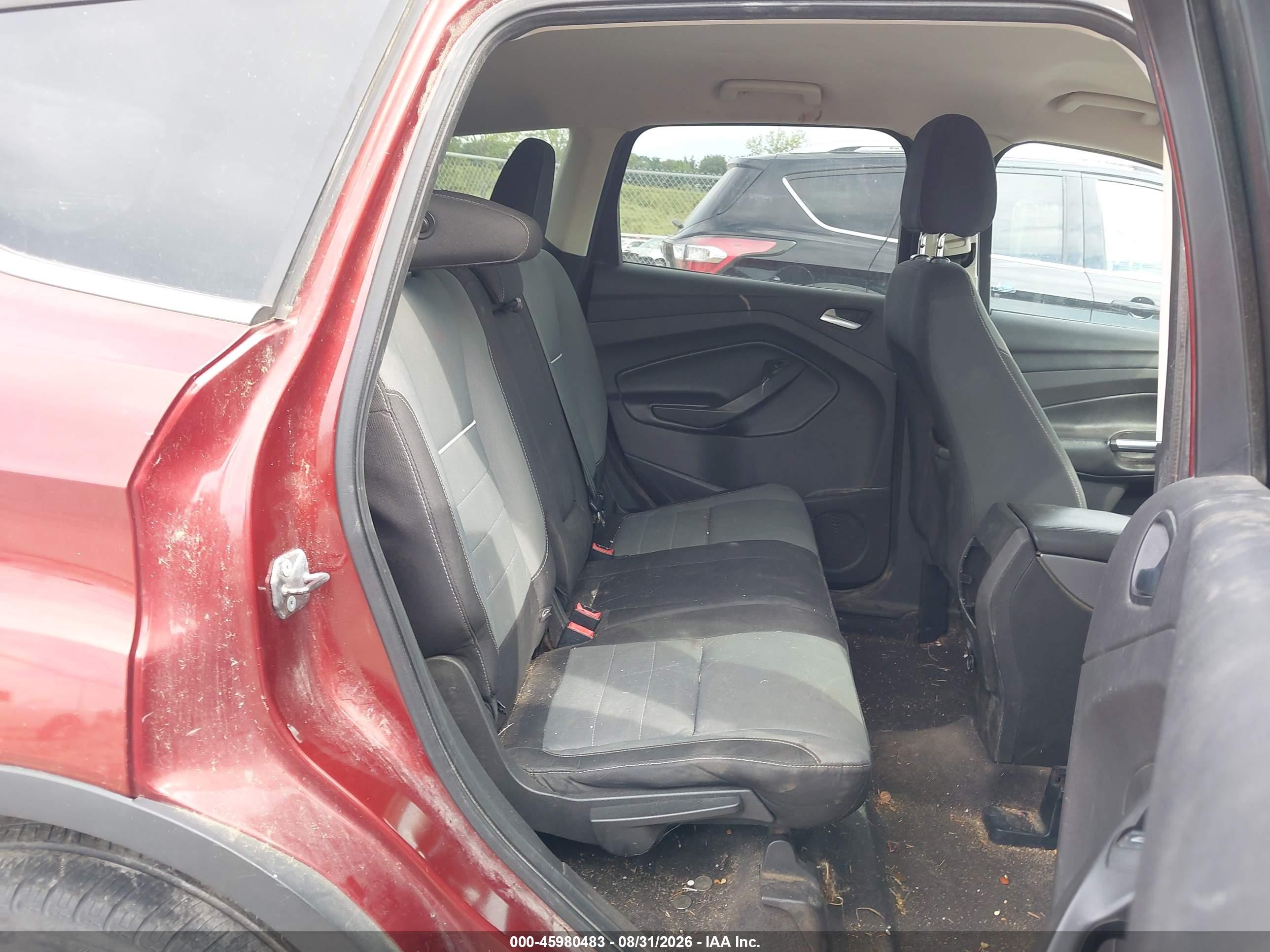 2015 Ford Escape Se Red vin: 1FMCU9GX4FUB26271