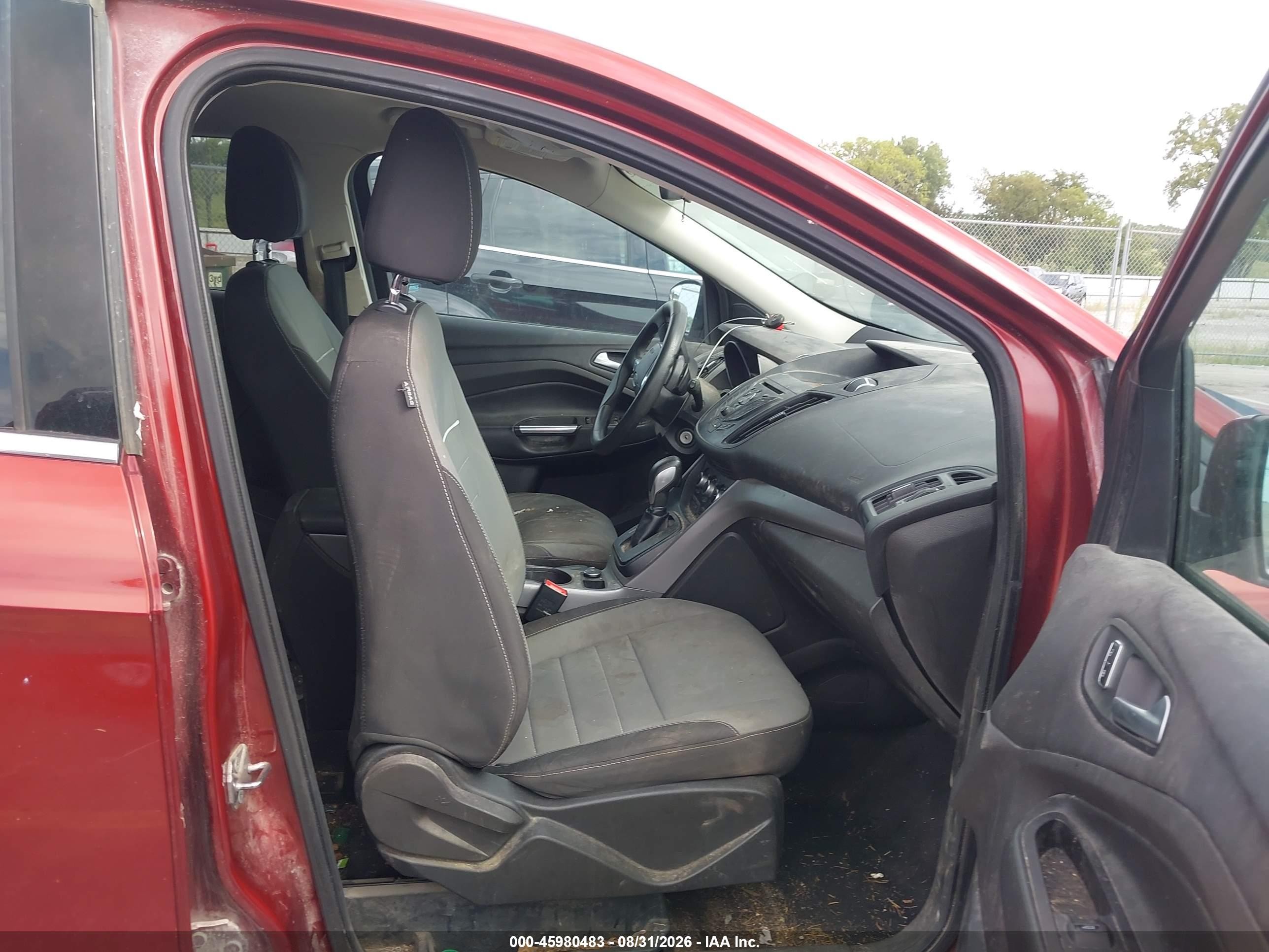 2015 Ford Escape Se Red vin: 1FMCU9GX4FUB26271