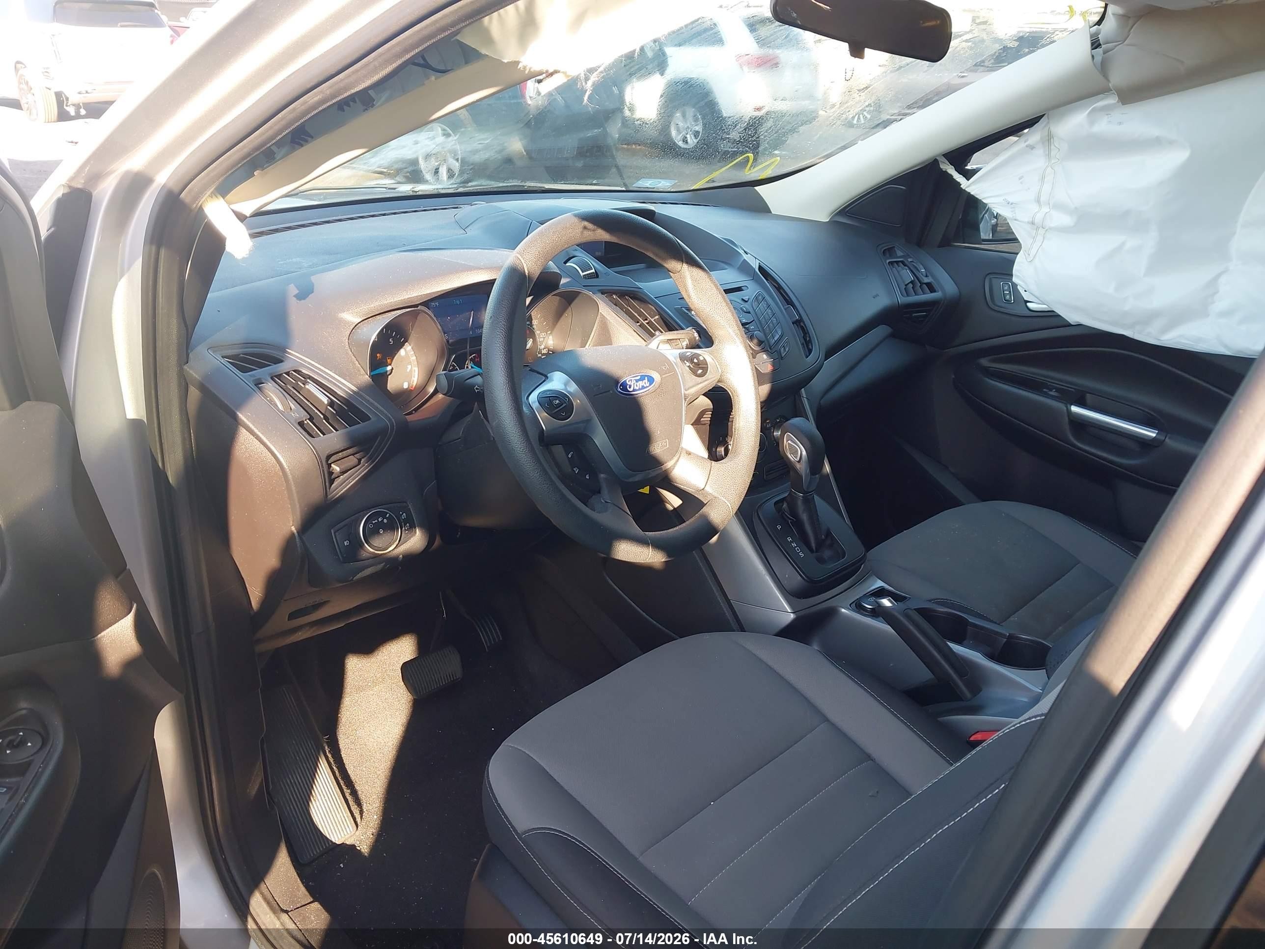 2015 Ford Escape Se Silver vin: 1FMCU9GX4FUB89550