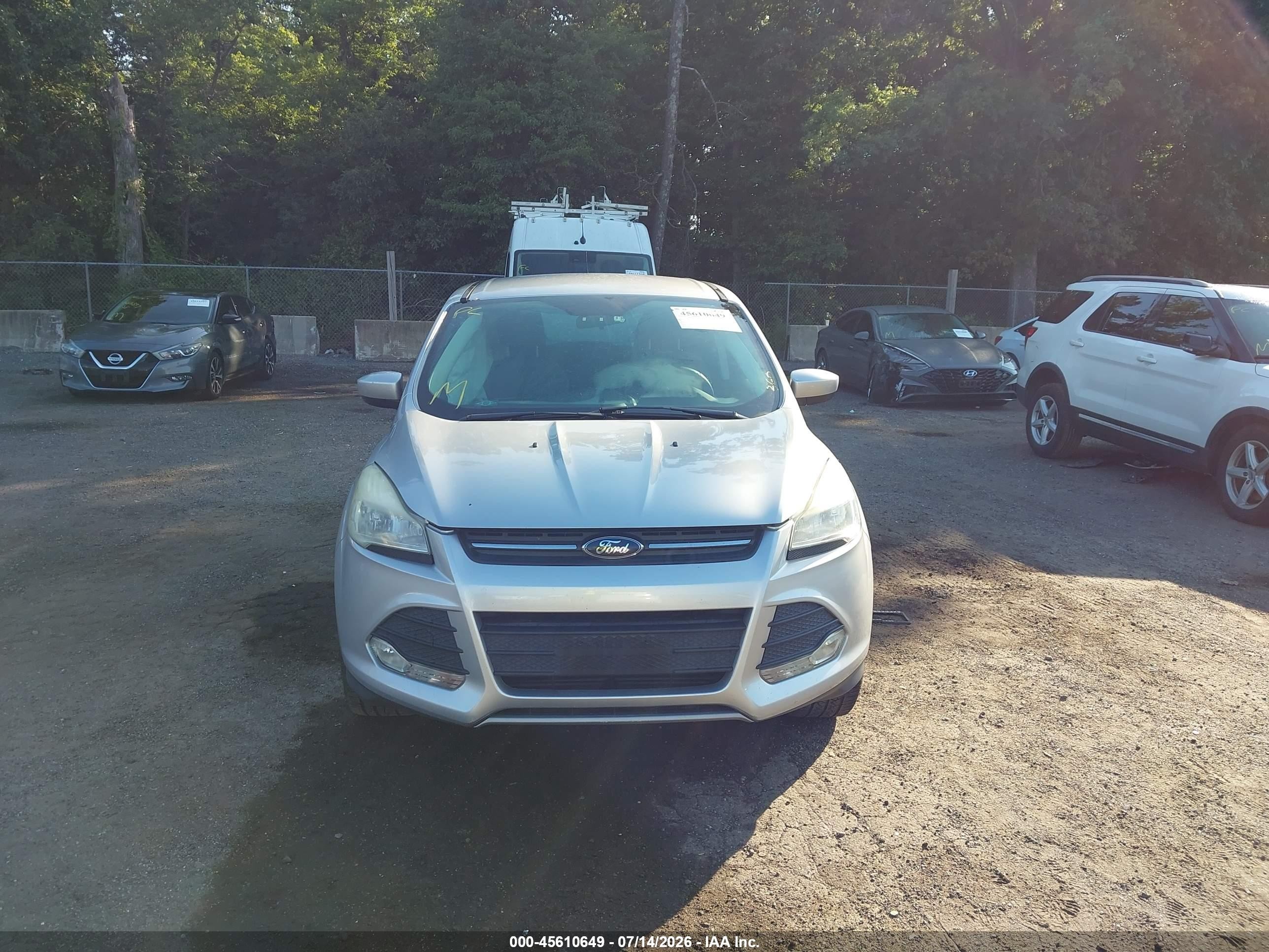 2015 Ford Escape Se Silver vin: 1FMCU9GX4FUB89550