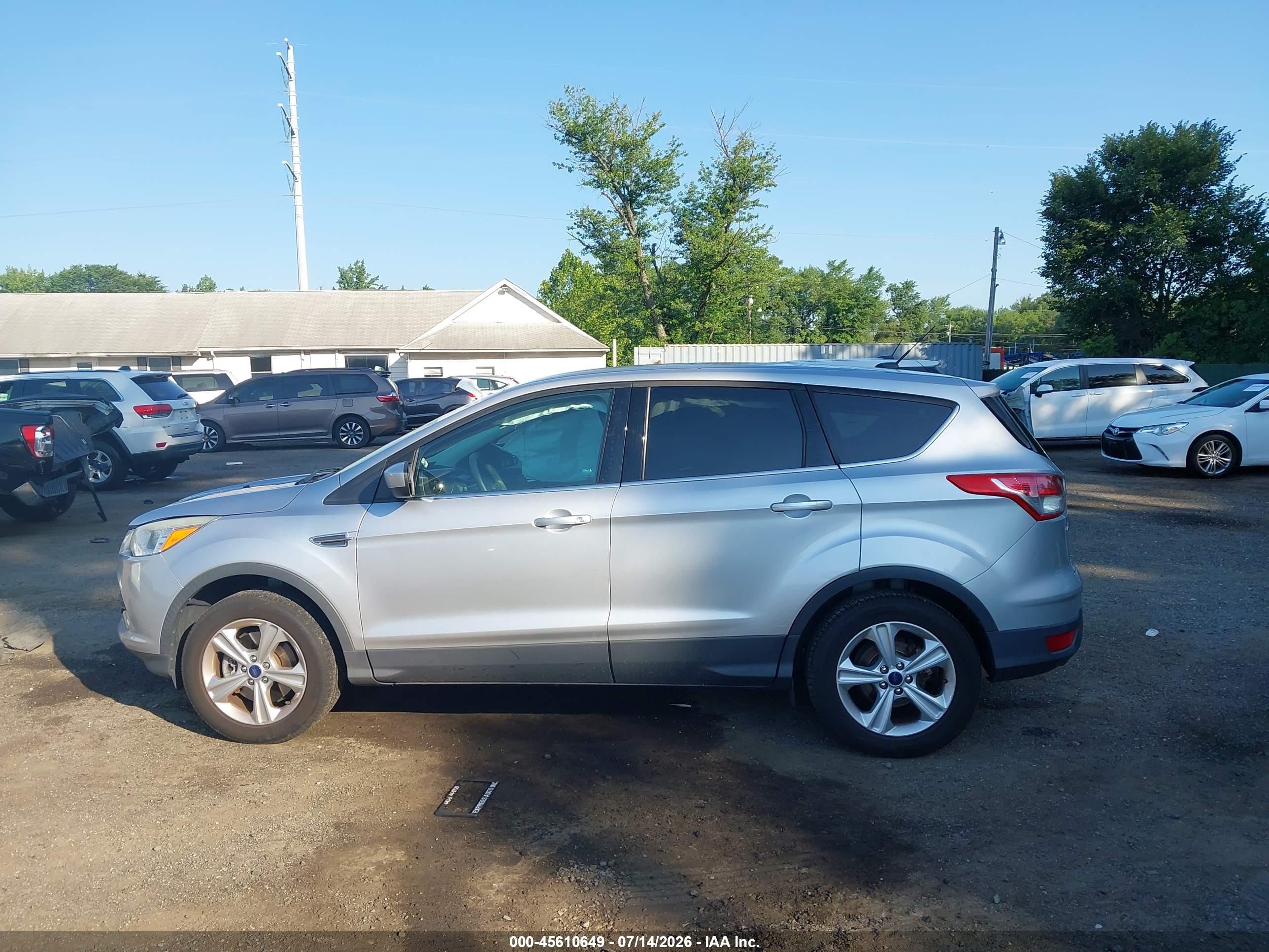 2015 Ford Escape Se Silver vin: 1FMCU9GX4FUB89550