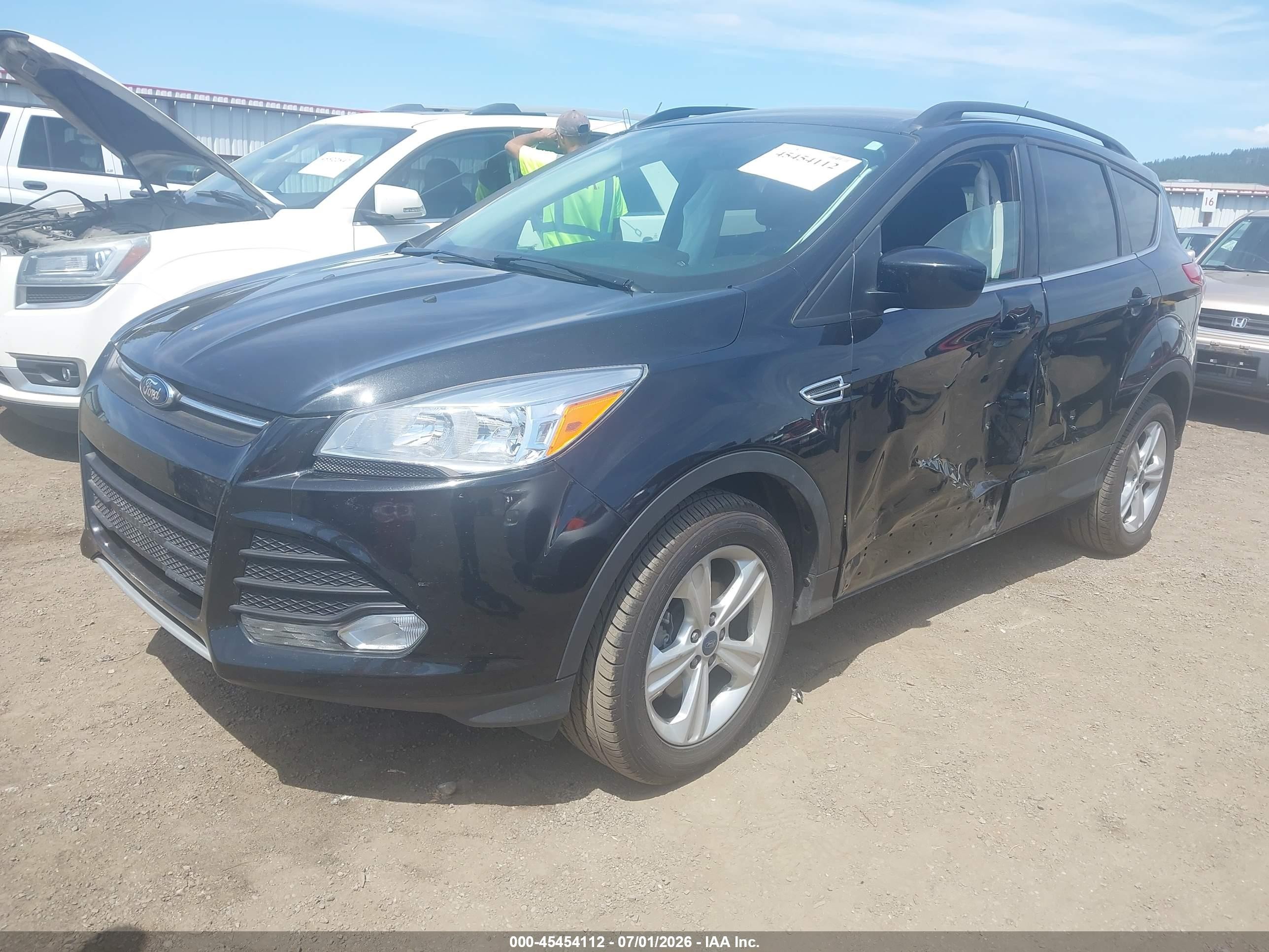 2015 Ford Escape Se Gray vin: 1FMCU9GX4FUB97065