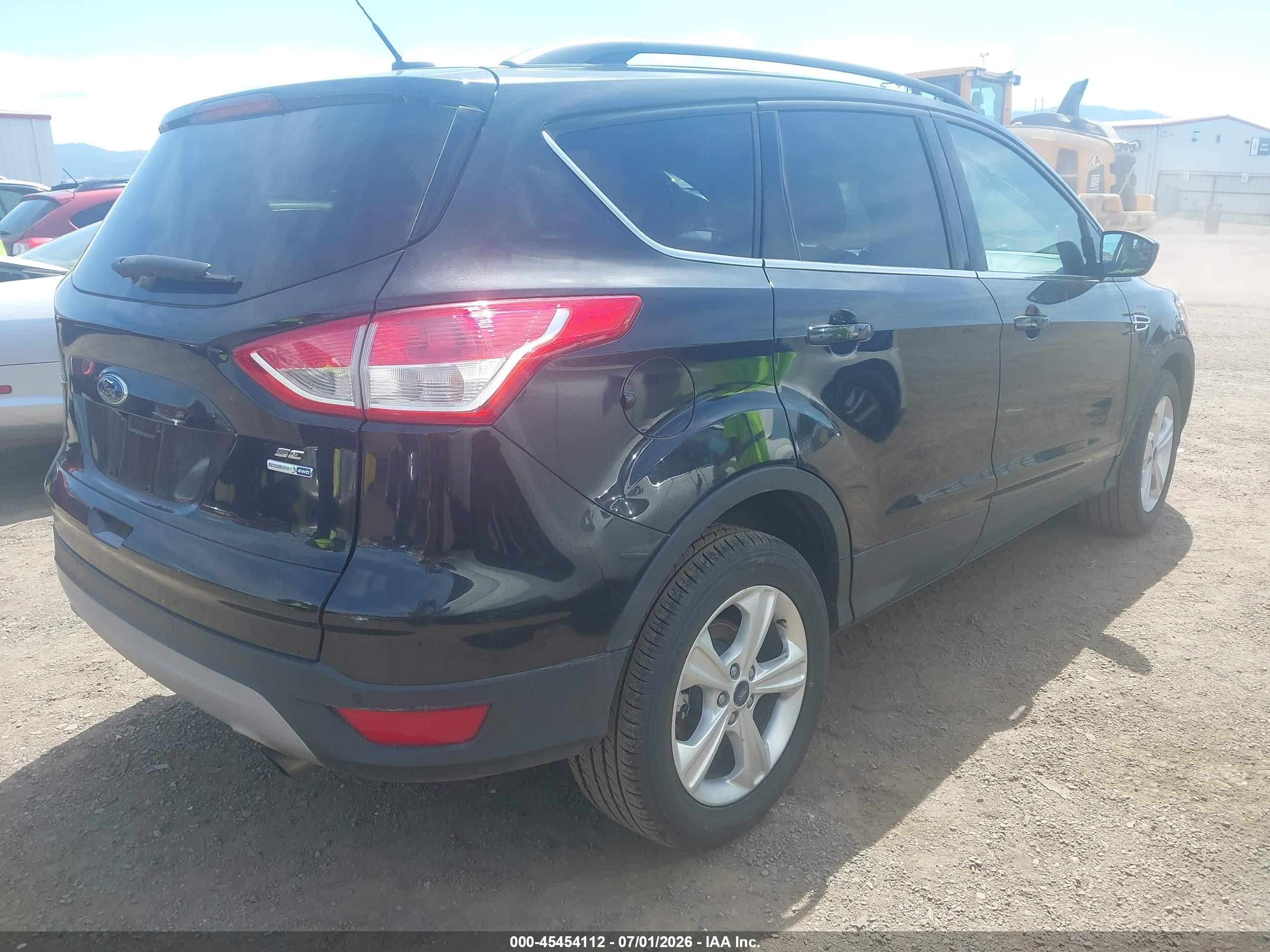 2015 Ford Escape Se Gray vin: 1FMCU9GX4FUB97065