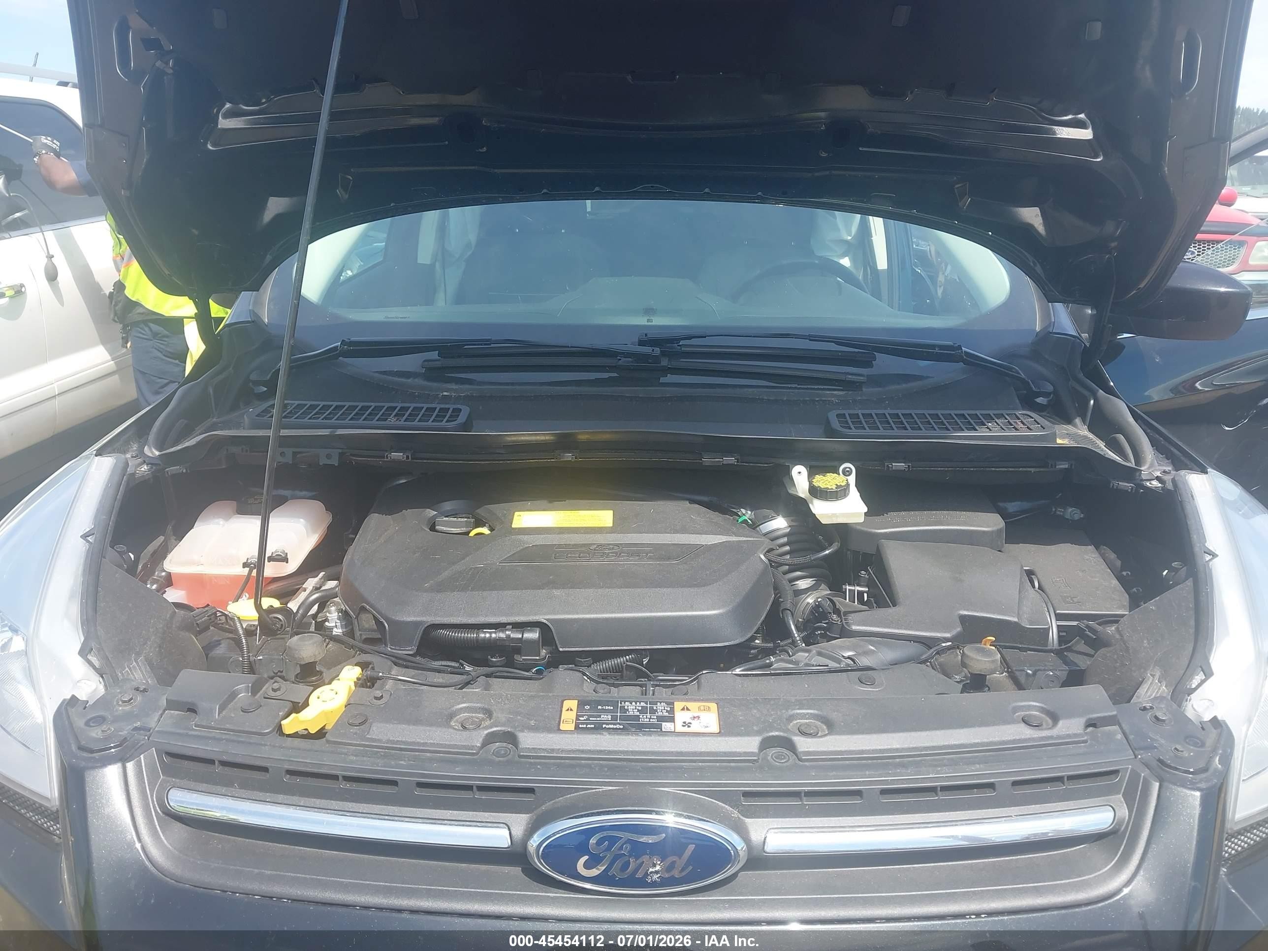 2015 Ford Escape Se Gray vin: 1FMCU9GX4FUB97065