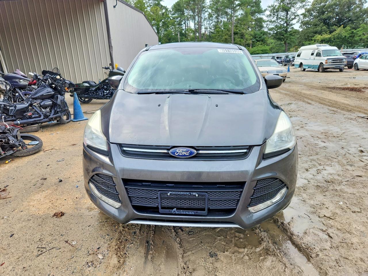 2015 Ford Escape Se Gray vin: 1FMCU9GX4FUC54624