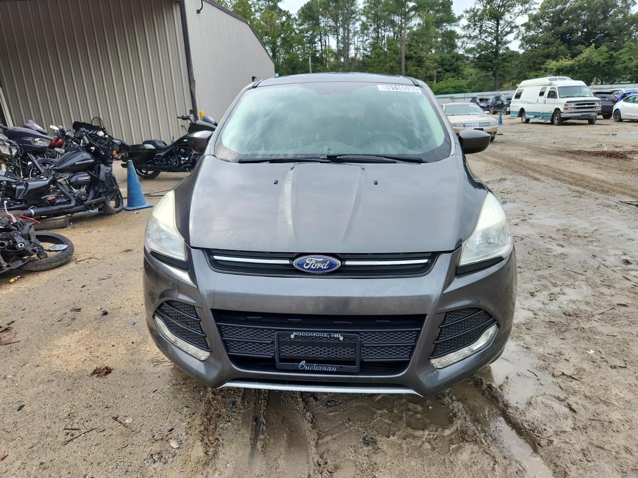 2015 Ford Escape Se Gray vin: 1FMCU9GX4FUC54624 Damage: Left Head Lamp, Faded, Repair Required