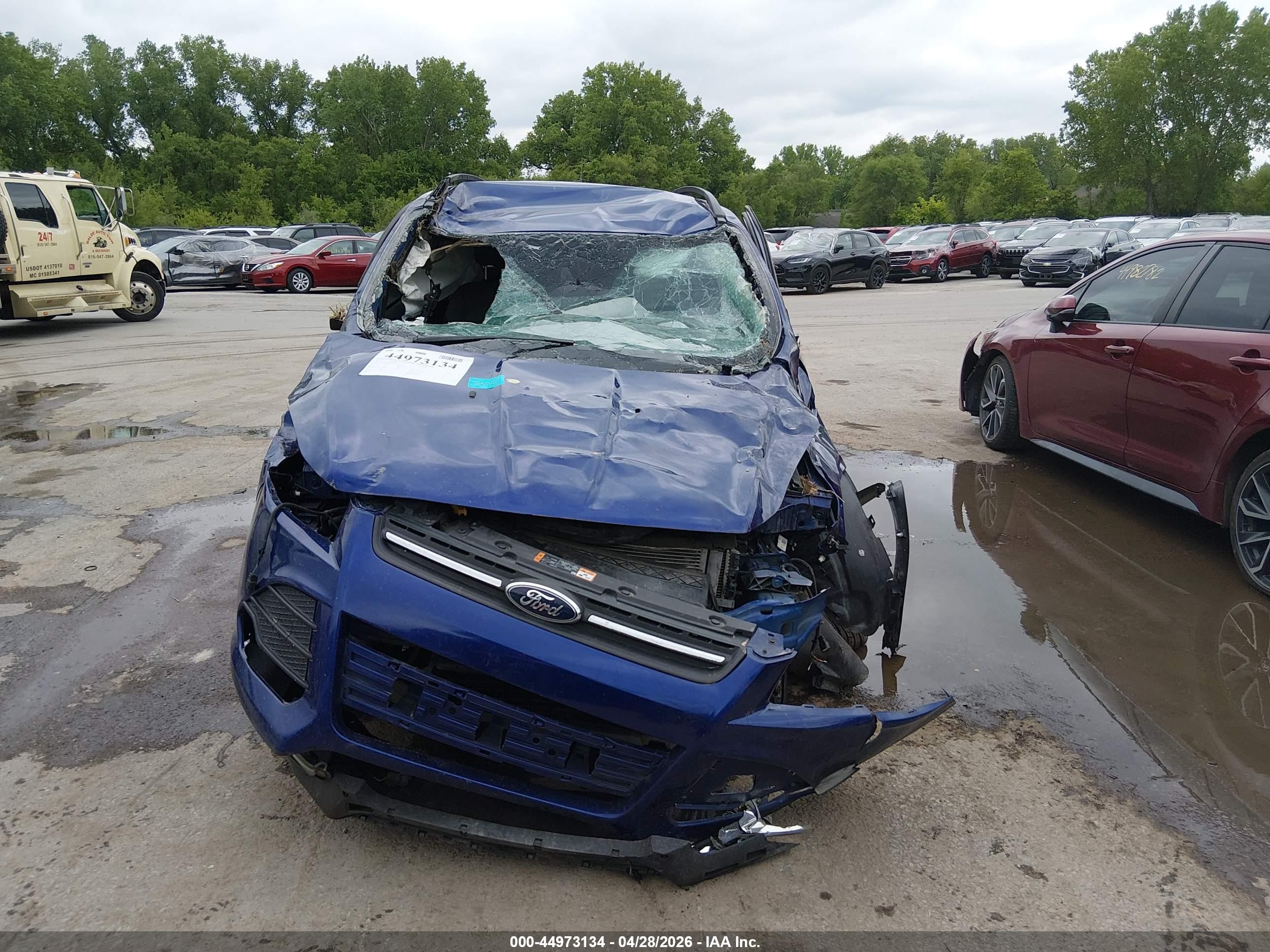 2016 Ford Escape Se Blue vin: 1FMCU9GX4GUA53050