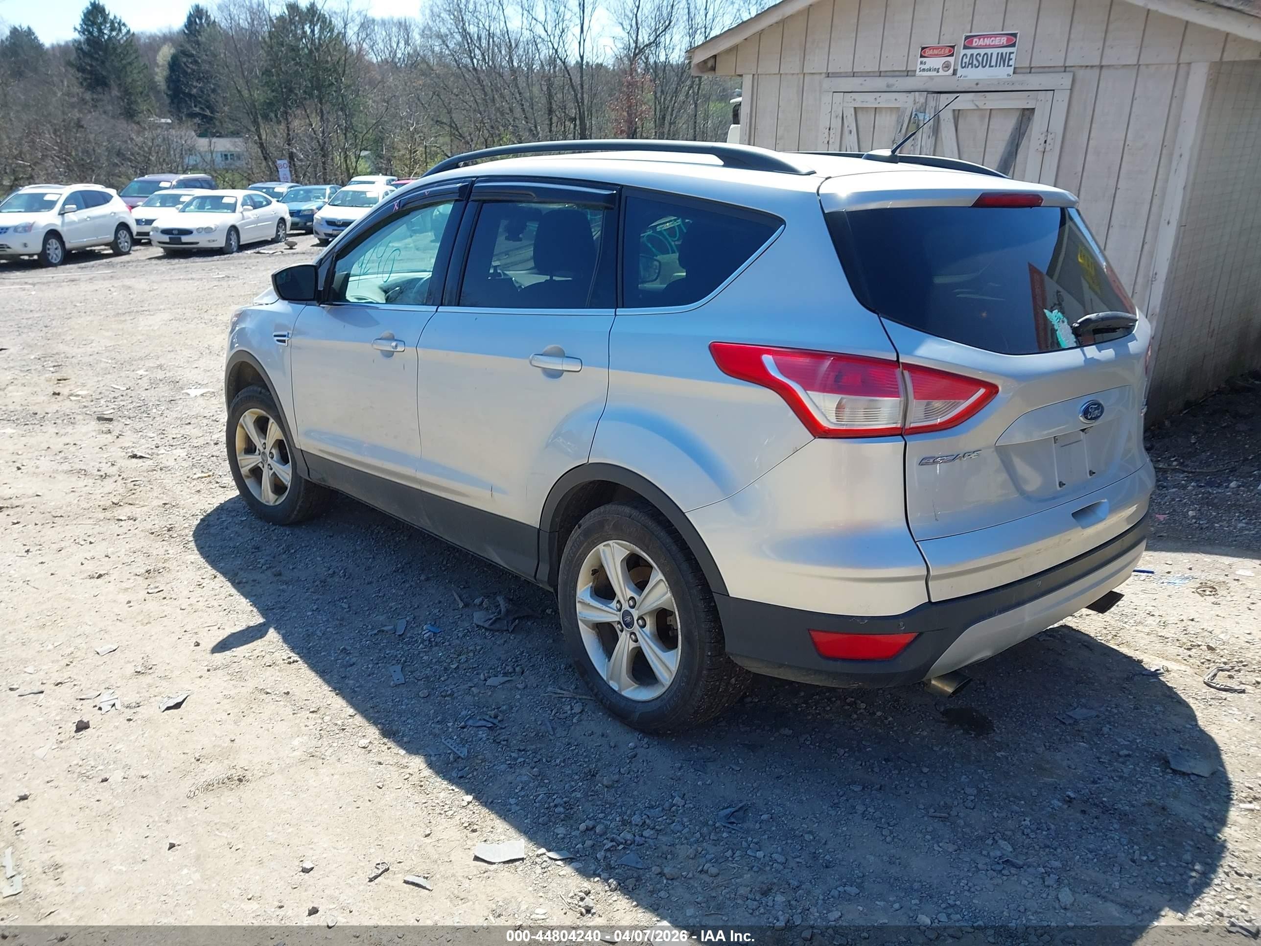 2016 Ford Escape Se Silver vin: 1FMCU9GX4GUB80770