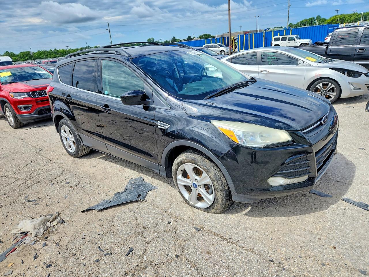 2013 Ford Escape Se Черный vin: 1FMCU9GX5DUA28055