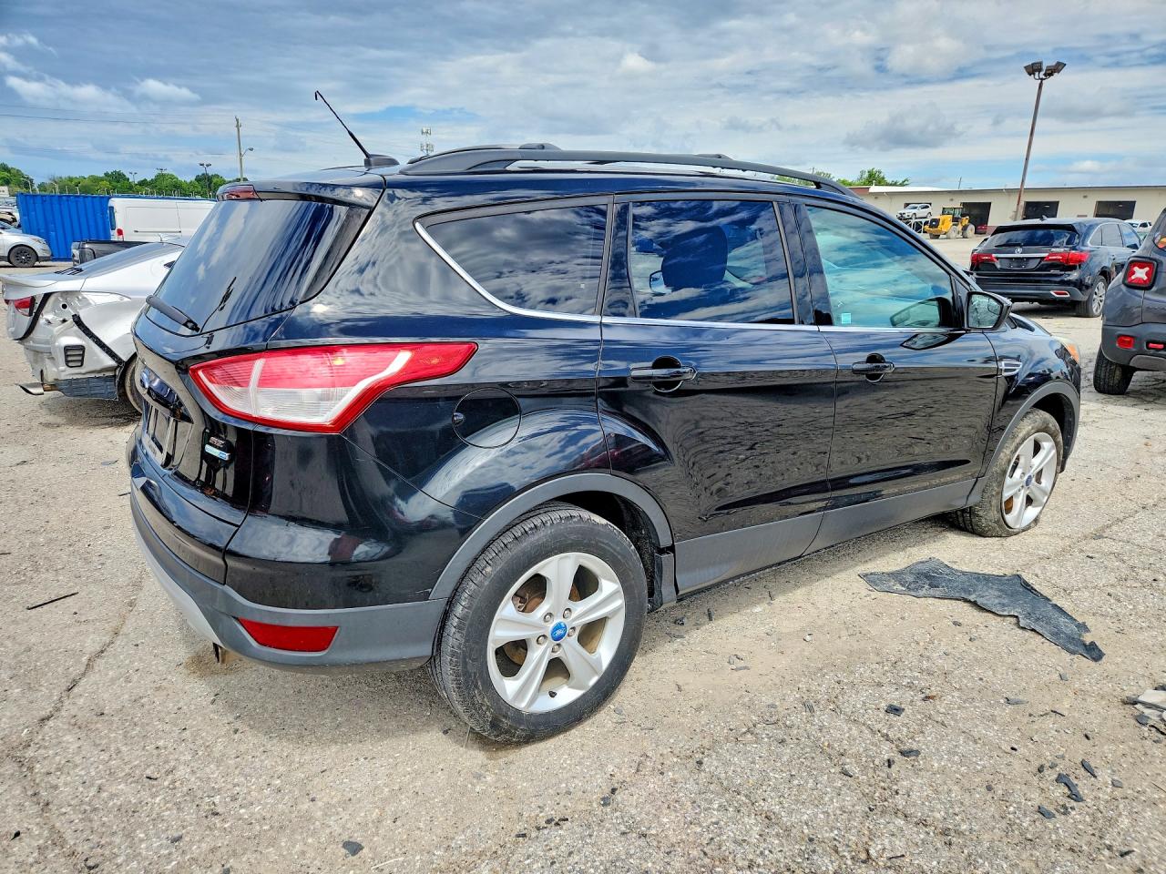 2013 Ford Escape Se Черный vin: 1FMCU9GX5DUA28055