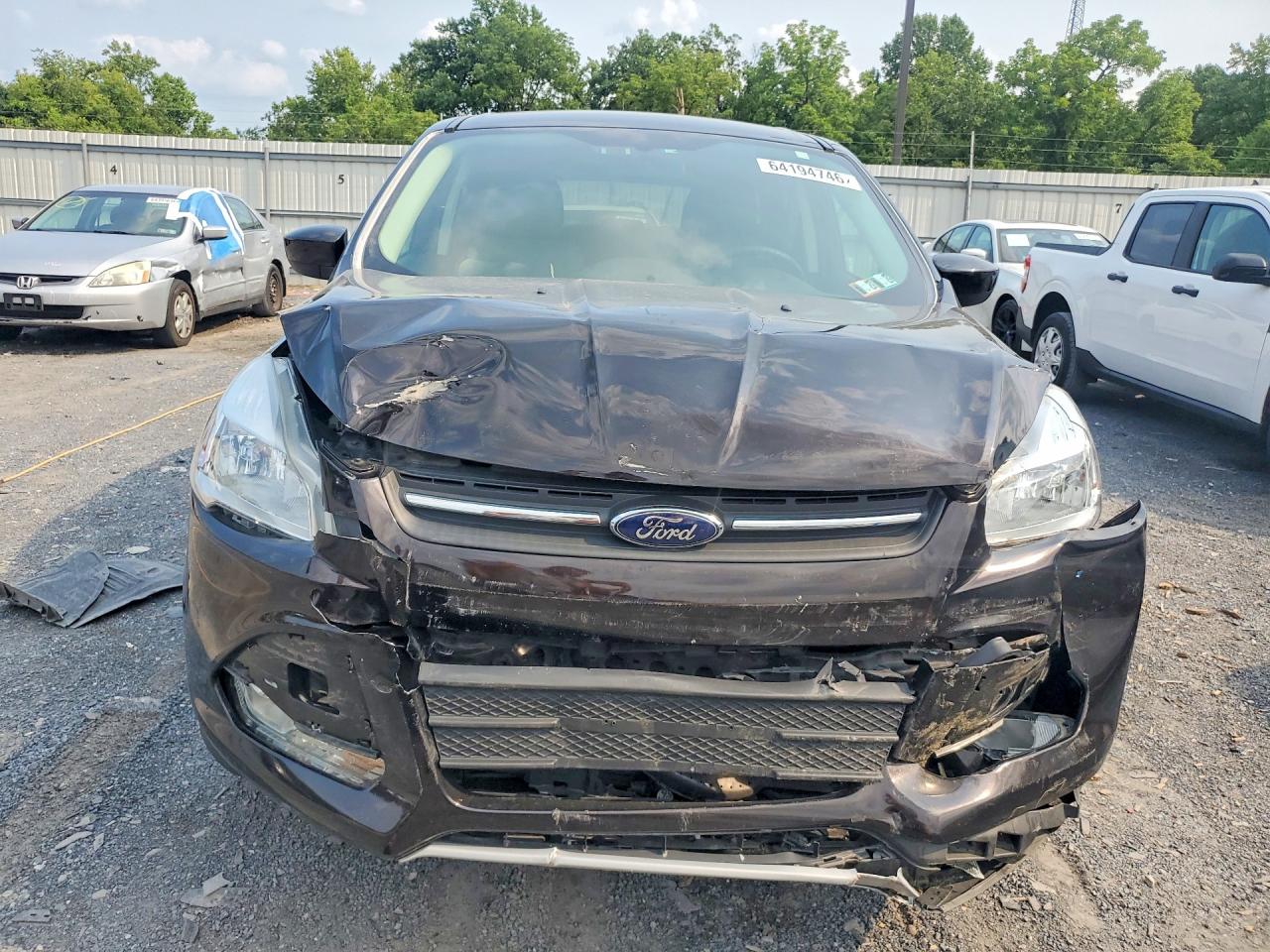 2013 Ford Escape Se Black vin: 1FMCU9GX5DUB37664