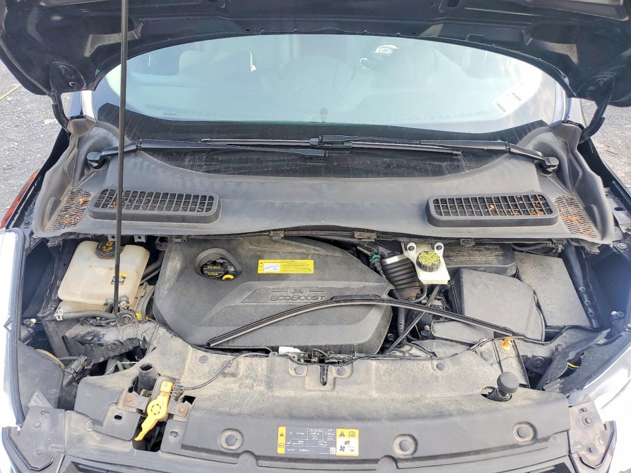2013 Ford Escape Se Black vin: 1FMCU9GX5DUB37664